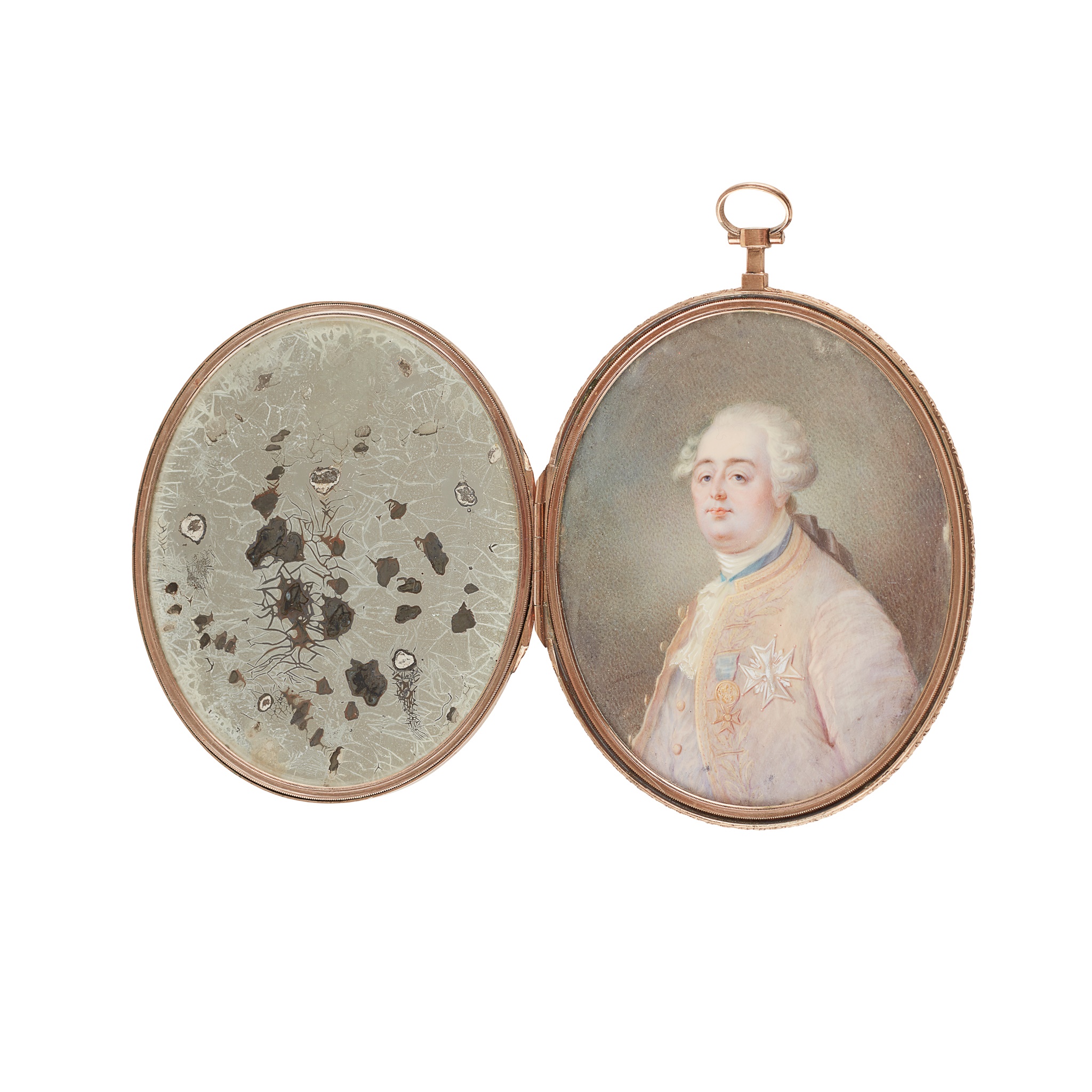 LARGE PORTRAIT MINIATURE OF LOUIS XVI