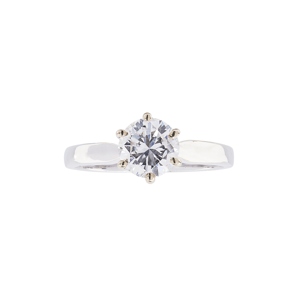 A single stone diamond ring