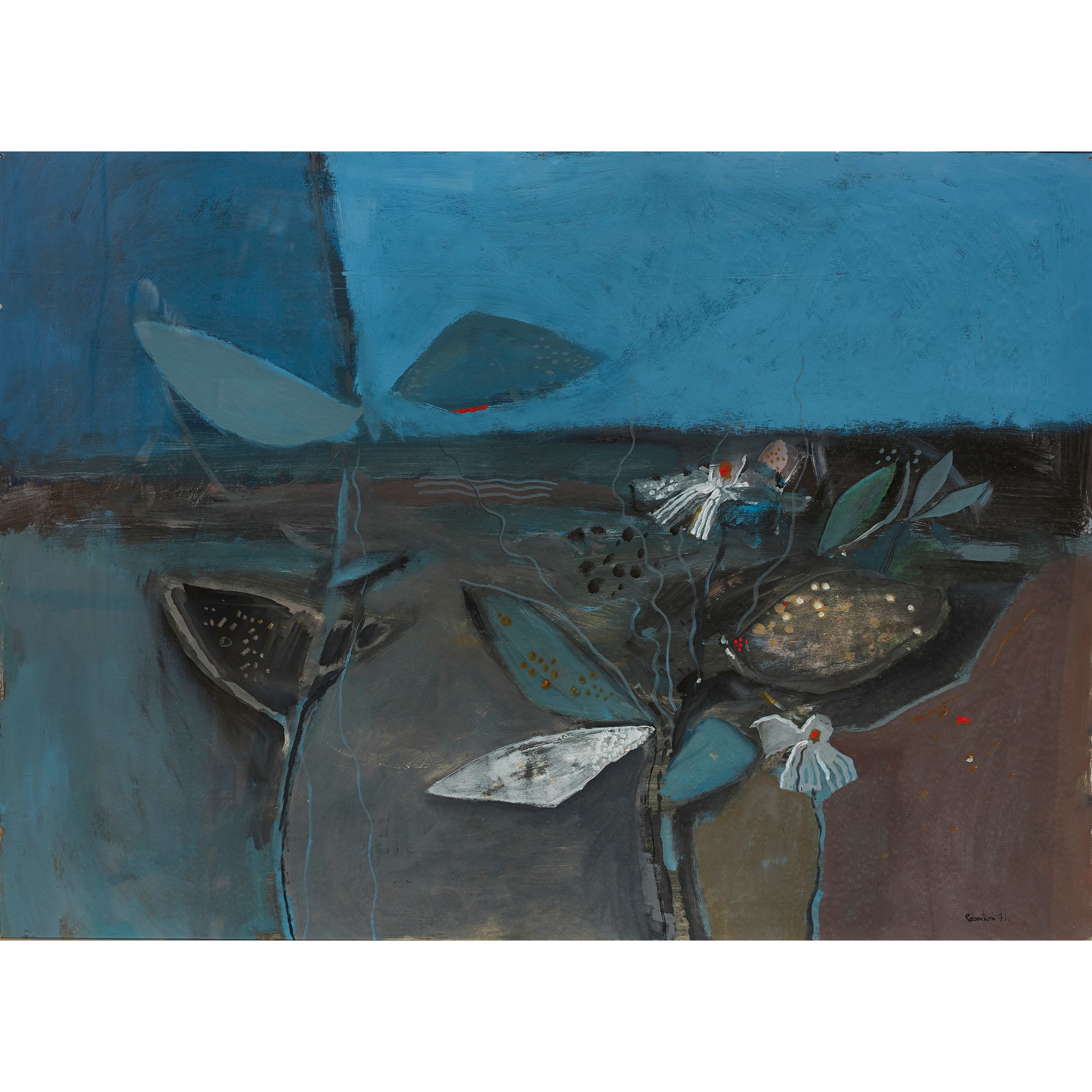 JAMES DOWNIE ROBERTSON M.B.E., R.S.A., R.S.W., R.G.I. (SCOTTISH b.1931-d.2010)