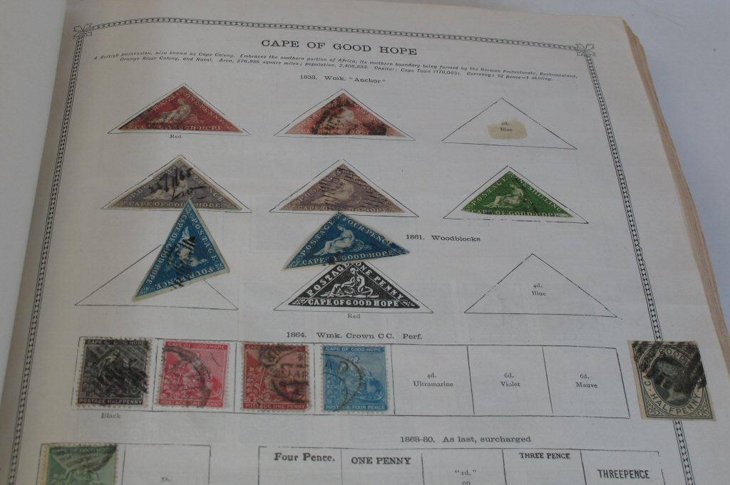 An early 19th century Ideal Postage Stamp Album