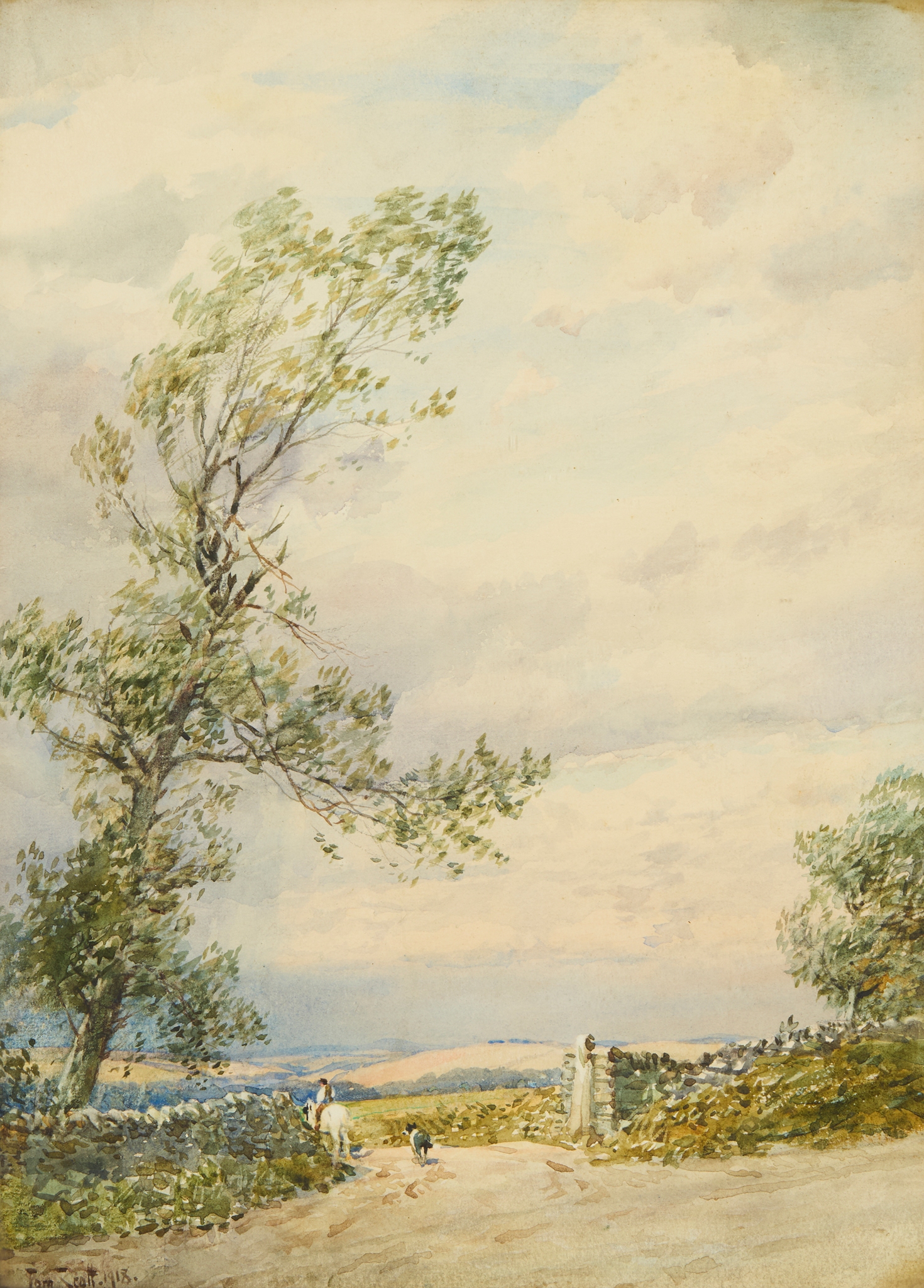 TOM SCOTT R.S.A., R.S.W. (SCOTTISH 1854-1927)