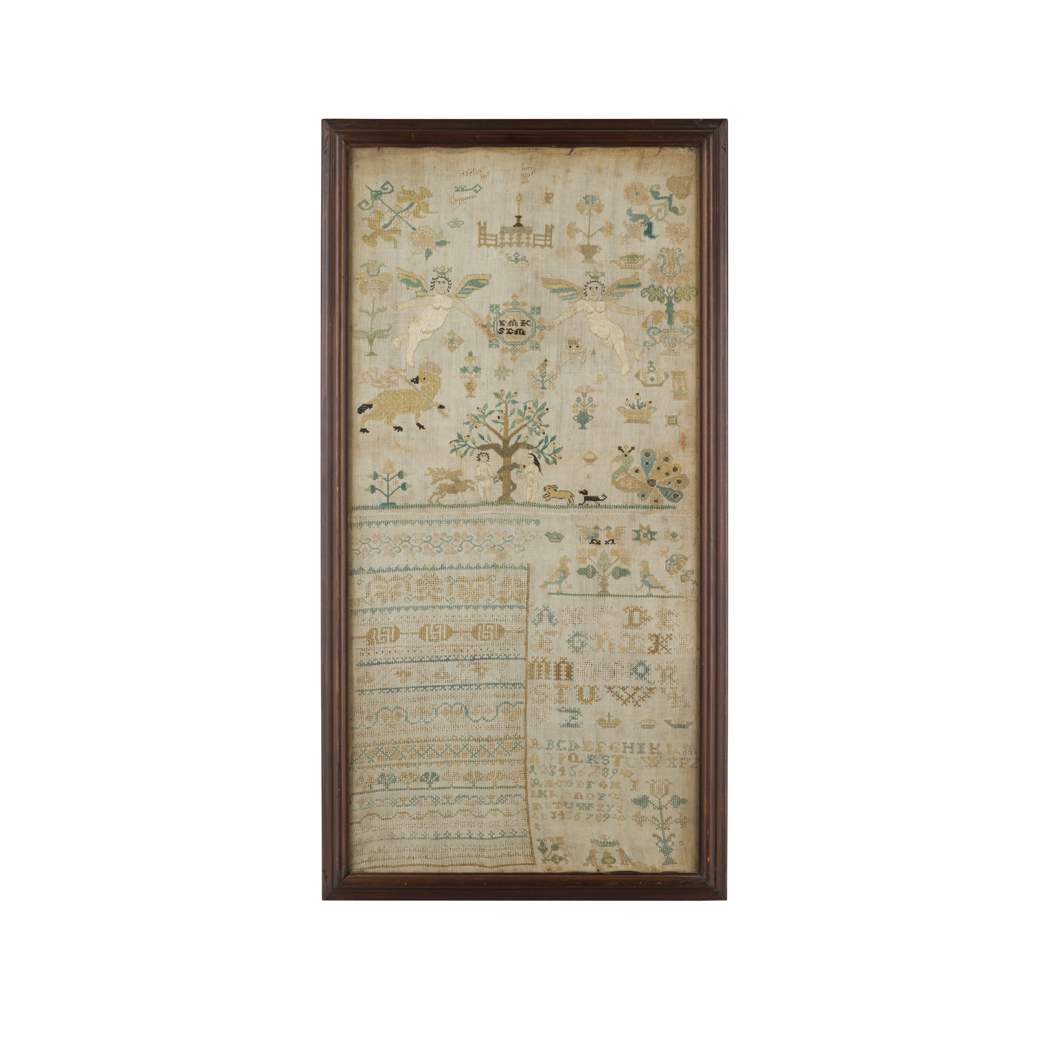 TWO 18TH CENTURY SAMPLERS