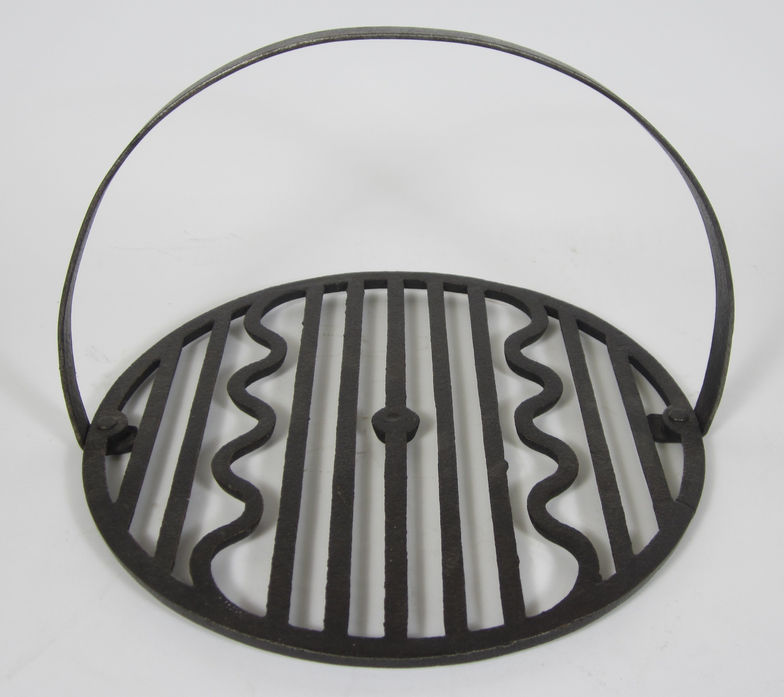 COLLECTION OF WROUGHT AND CAST IRON WARES