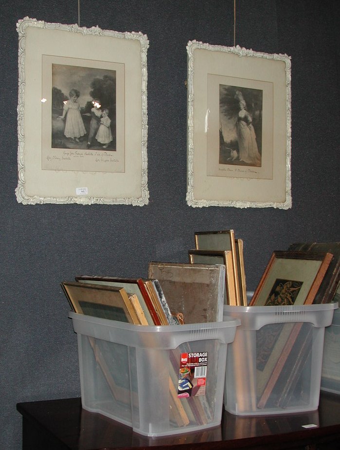 A large collection of prints, watercolours, woodcuts and photographs