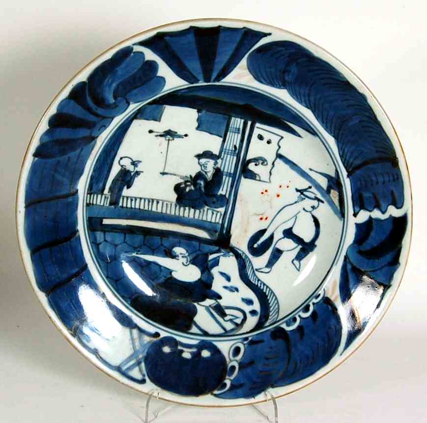 A Japanese charger, first quarter of 18th century