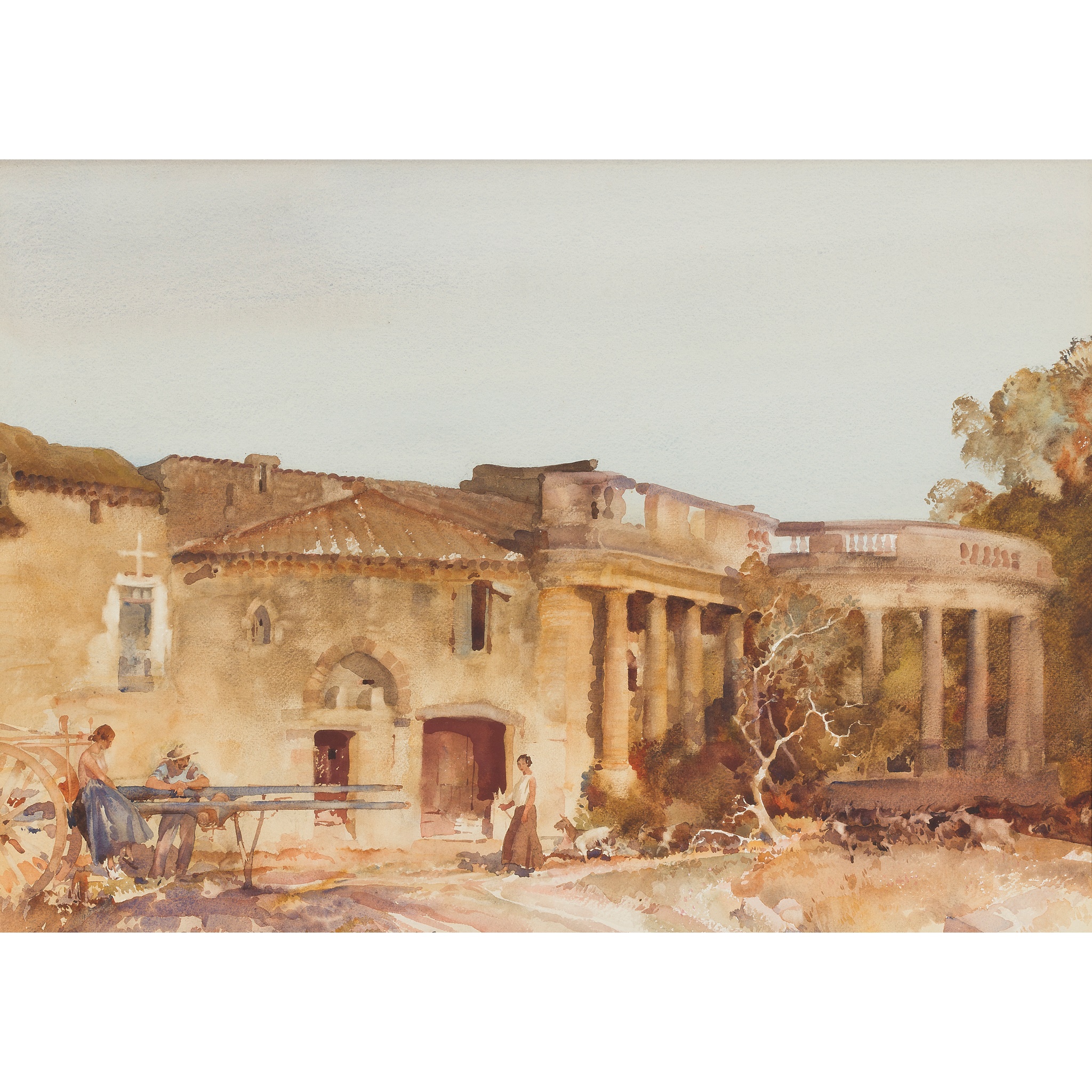 SIR WILLIAM RUSSELL FLINT P.R.A., P.R.W.S., R.S.W., R.O.I., R.E. (SCOTTISH 1880-1969)