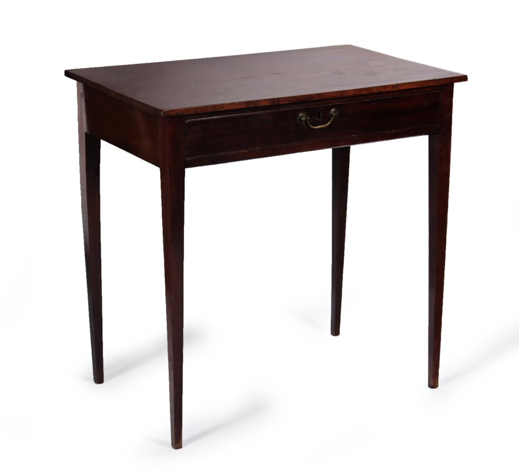 GEORGE III MAHOGANY SIDE TABLE