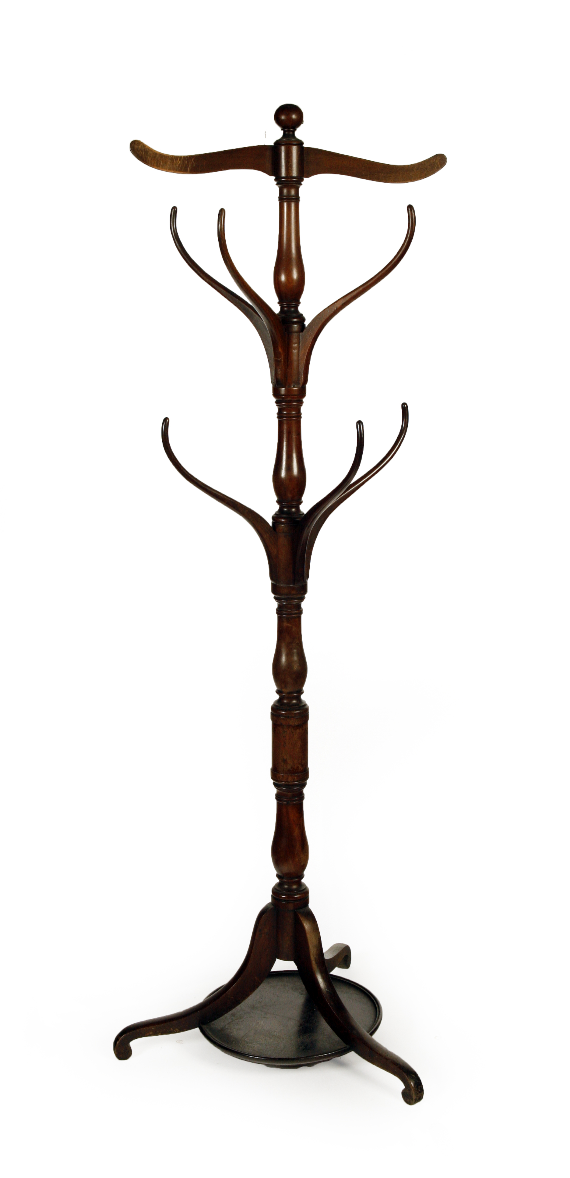 MAHOGANY COAT STAND