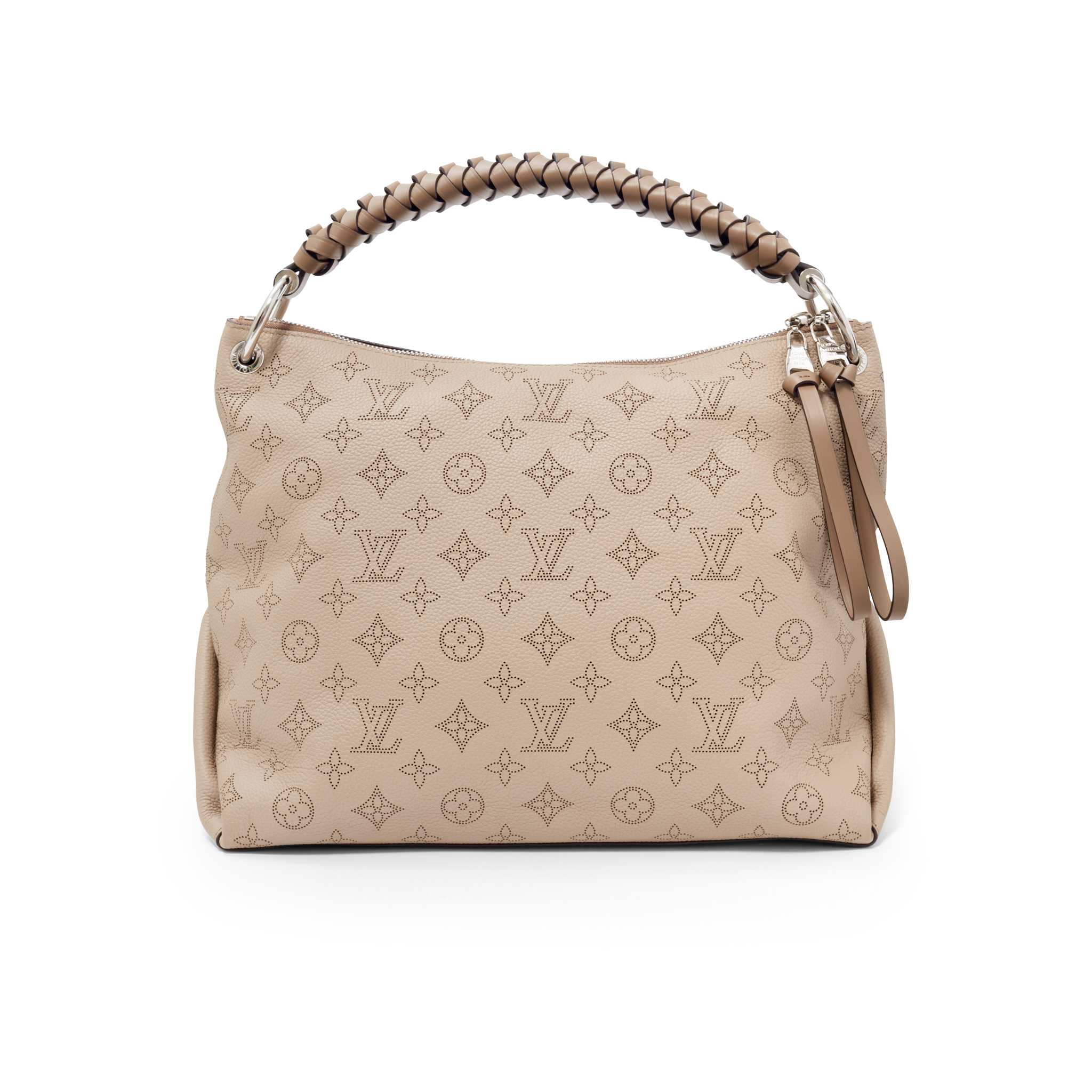 Louis Vuitton: A Mahina Calf Leather Beaubourg Hobo Bag