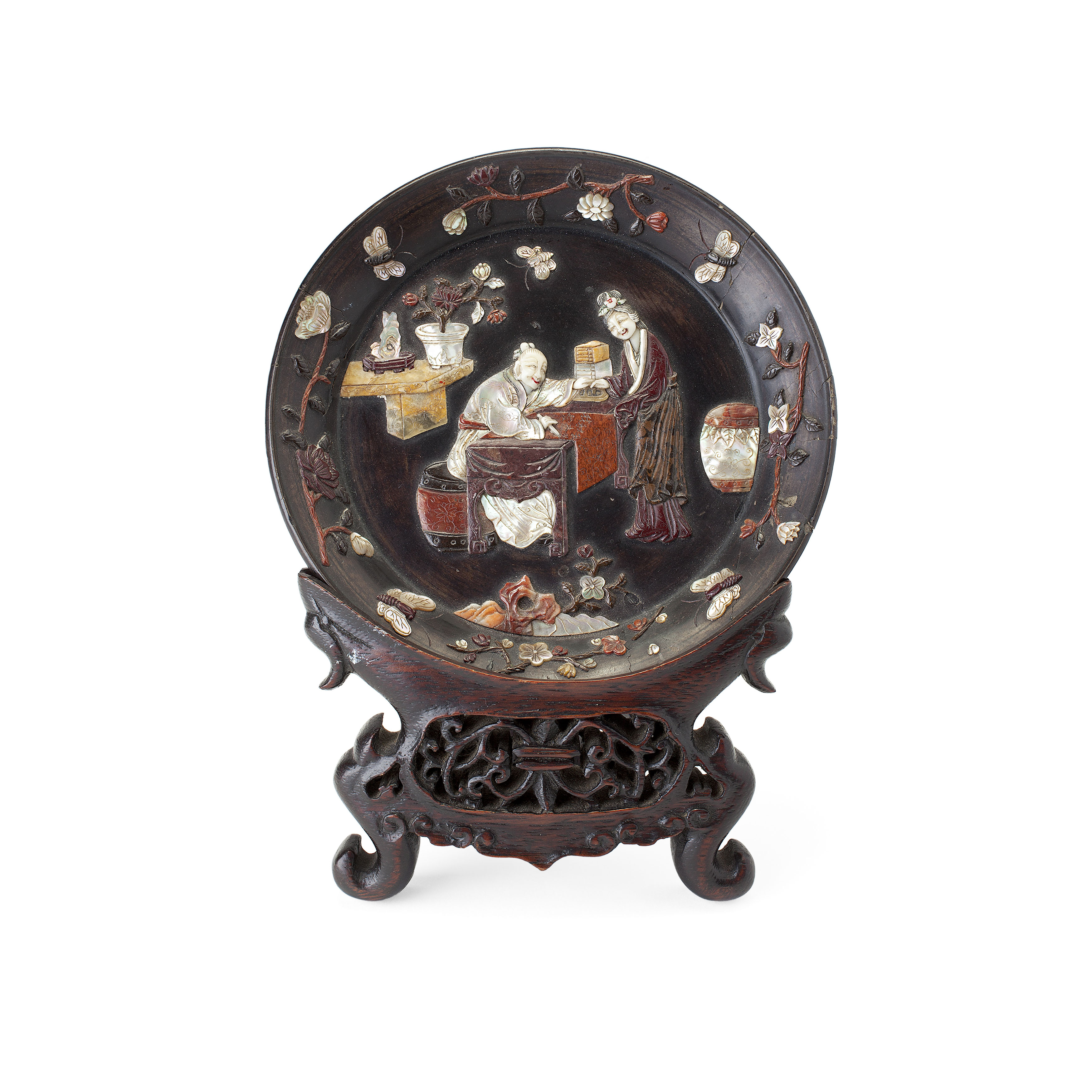 CHINESE LACQUER DISH