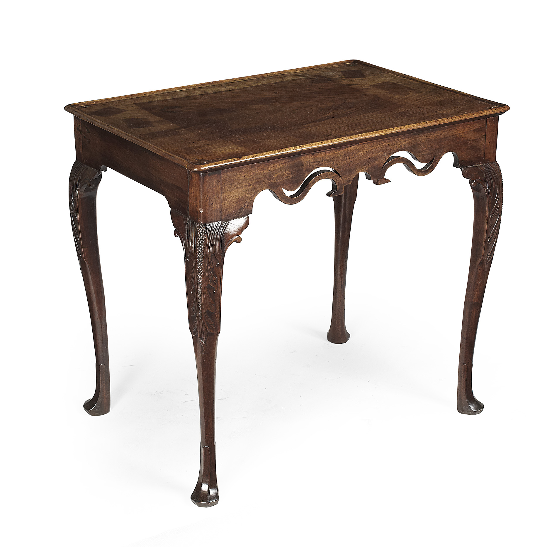 IRISH GEORGE III MAHOGANY TEA TABLE