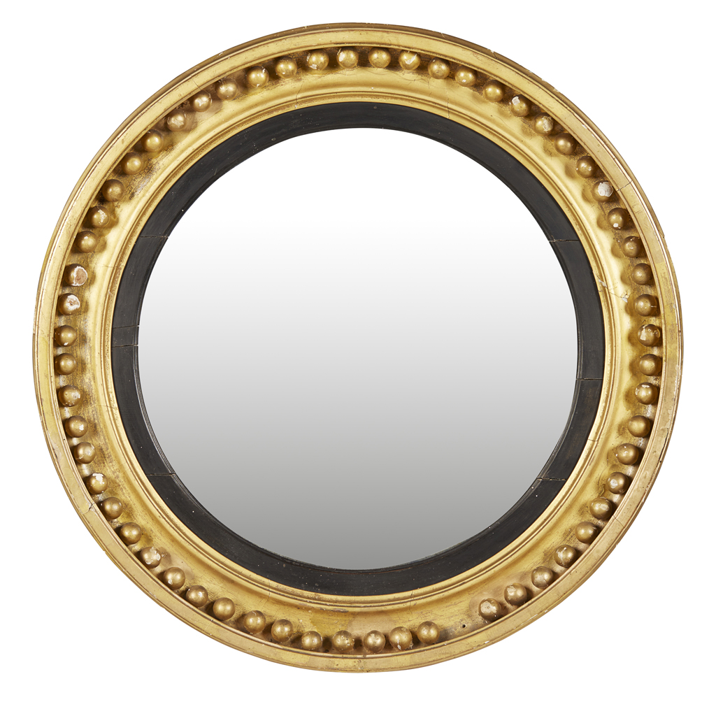 REGENCY GILTWOOD CONVEX MIRROR