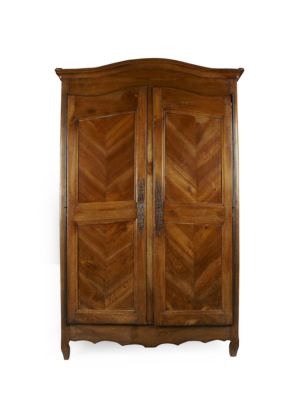 FRENCH PROVINCIAL WALNUT ARMOIRE