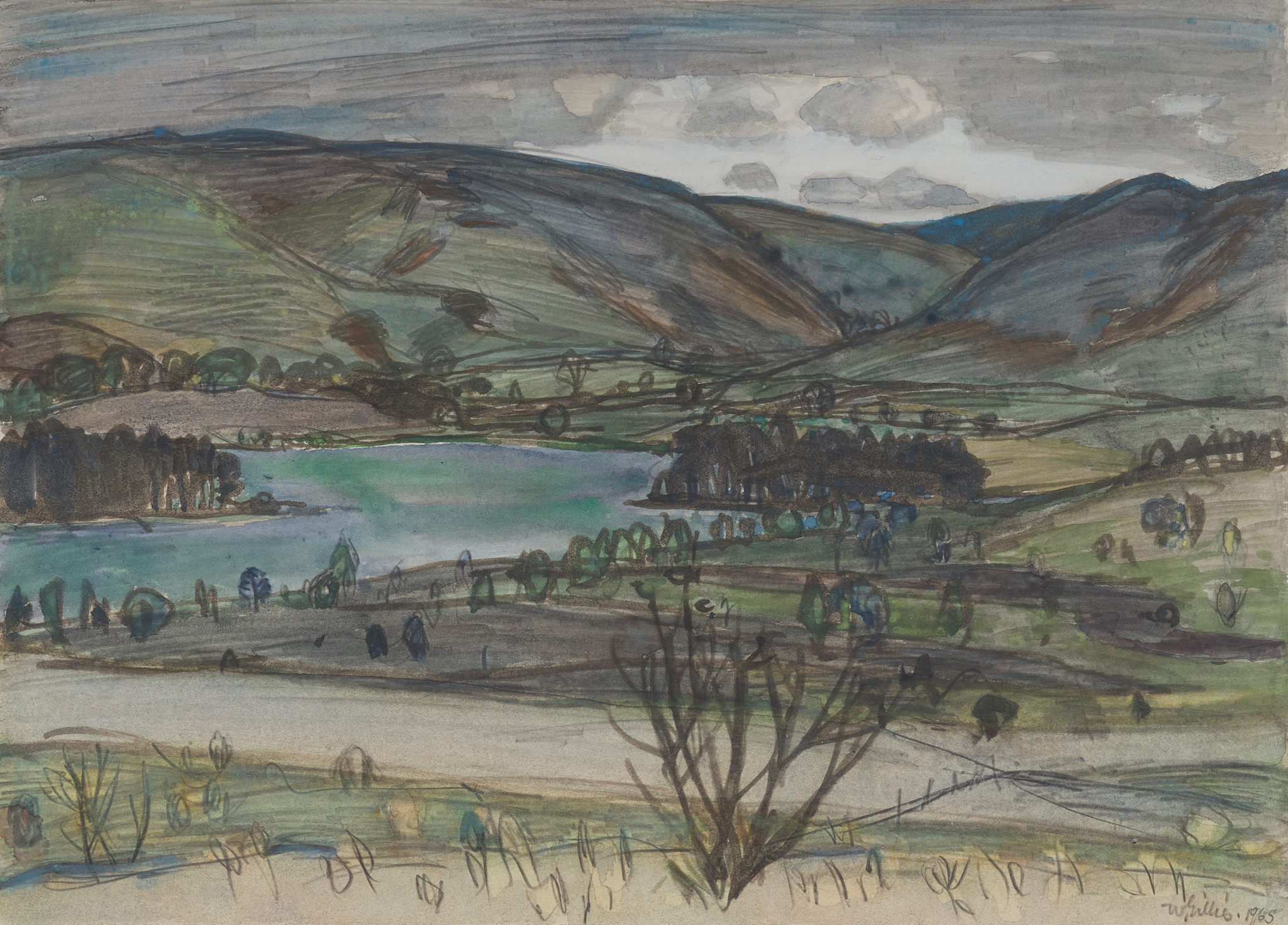 SIR WILLIAM GEORGE GILLIES C.B.E., L.L.D., R.S.A., P.P.R.S.W., R.A. (SCOTTISH 1898-1973)