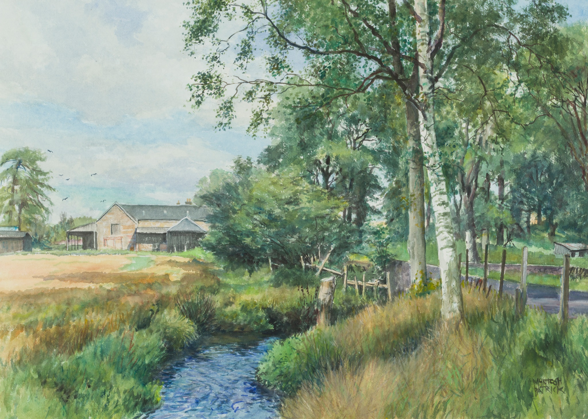 JAMES MCINTOSH PATRICK R.S.A., R.O.I., A.R.E., L.L.D. (SCOTTISH 1907-1998)
