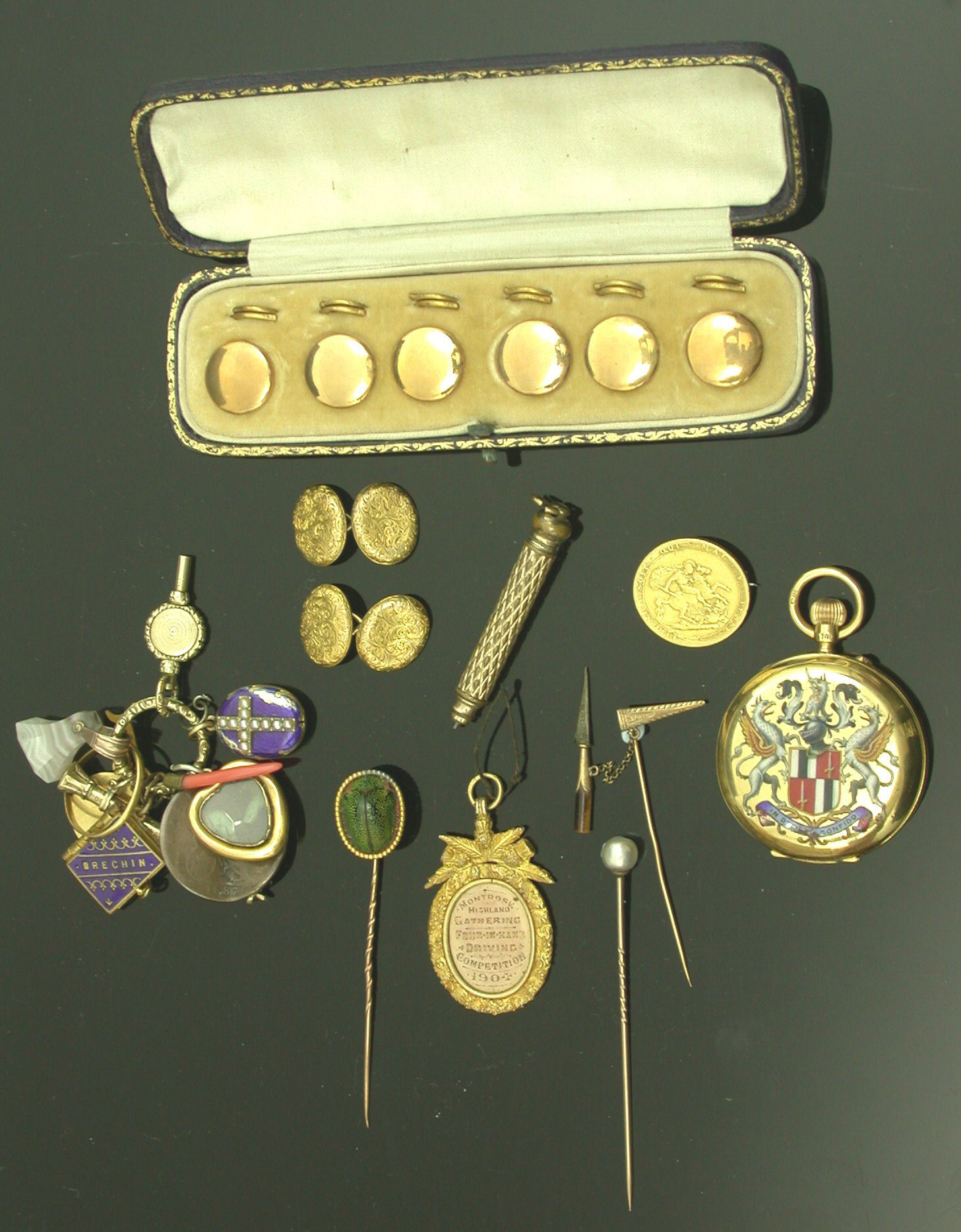 A collection of items,