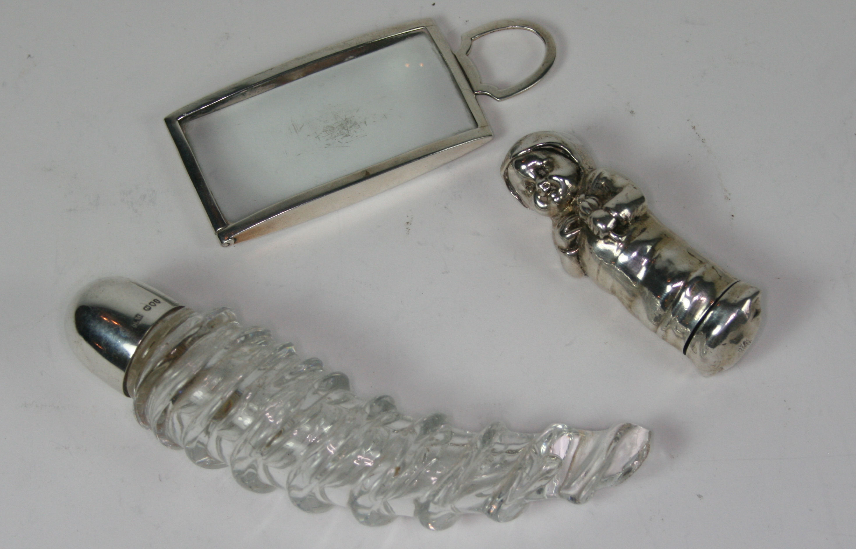 EUROPEAN SILVER SCENT BOTTLE