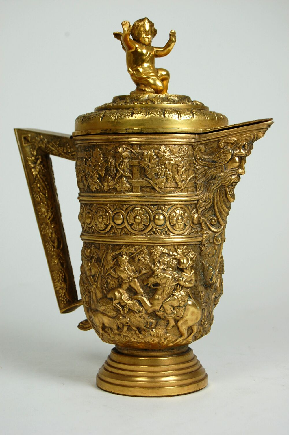 GILT BRONZE JUG