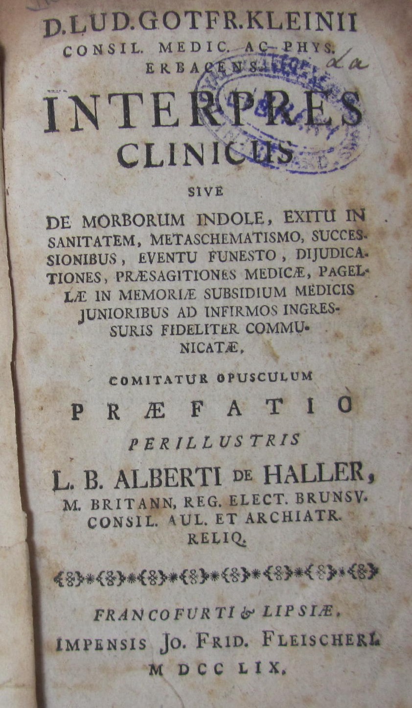 German and Austrian medicine & natural history, a quantity of 18th & 19th century including Attenhoffer, Heinrich