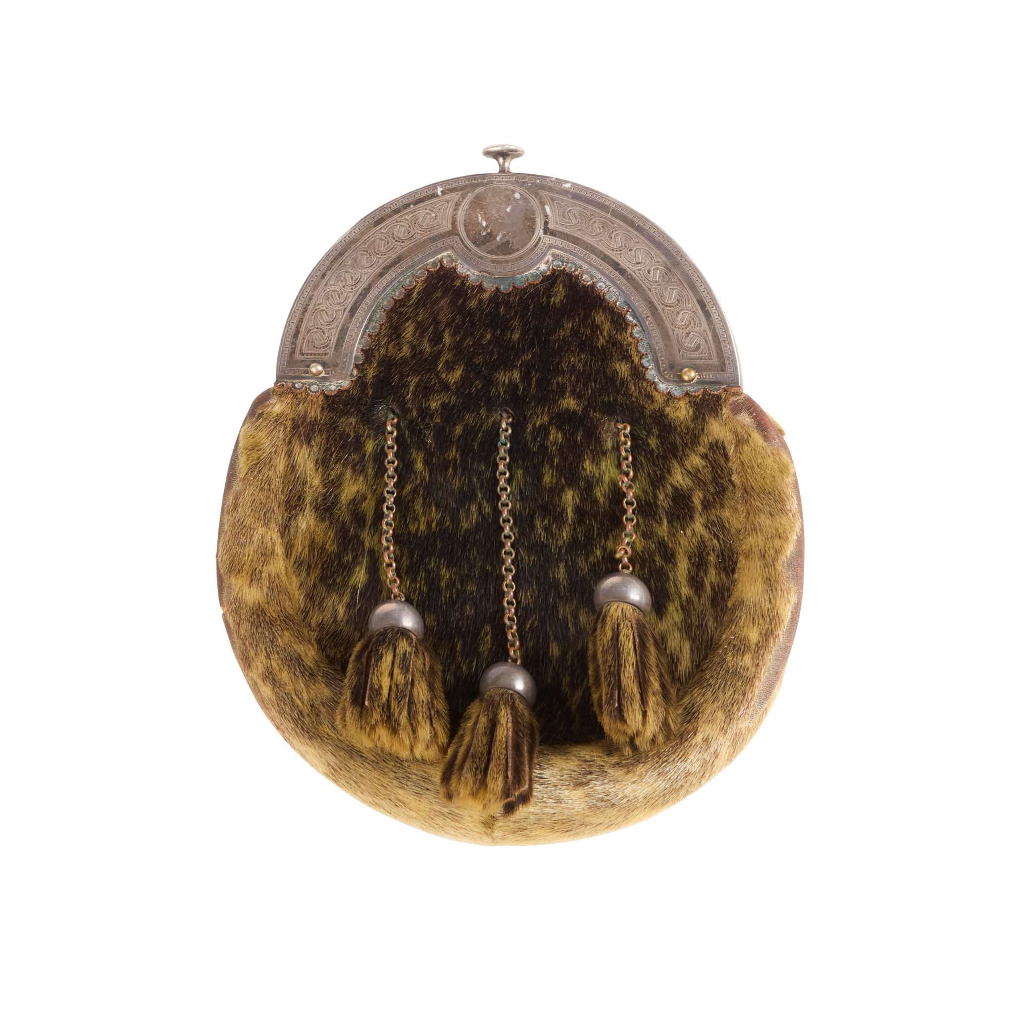 A 1930s SEAL SKIN SPORRAN