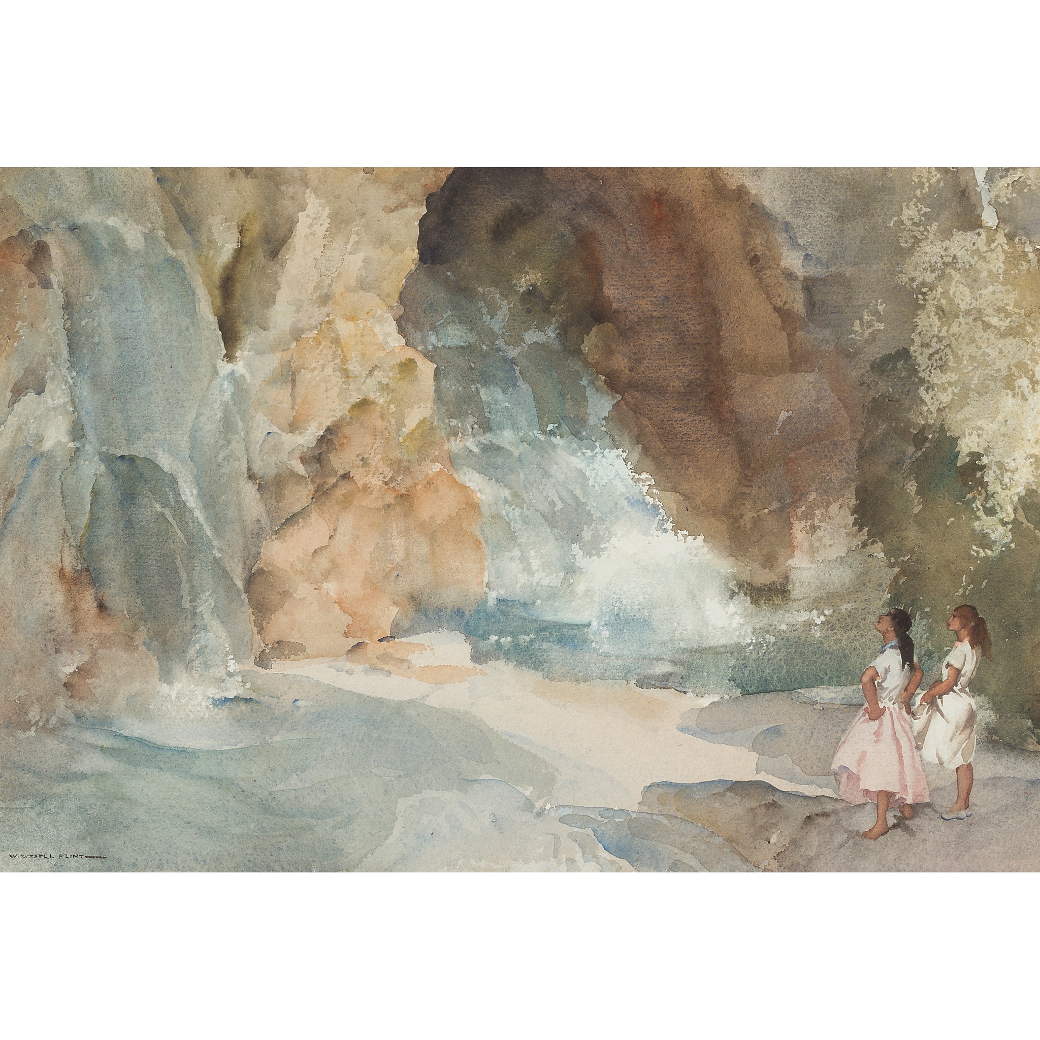 SIR WILLIAM RUSSELL FLINT P.R.A., P.R.W.S., R.S.W., R.O.I., R.E. (SCOTTISH 1880-1969)