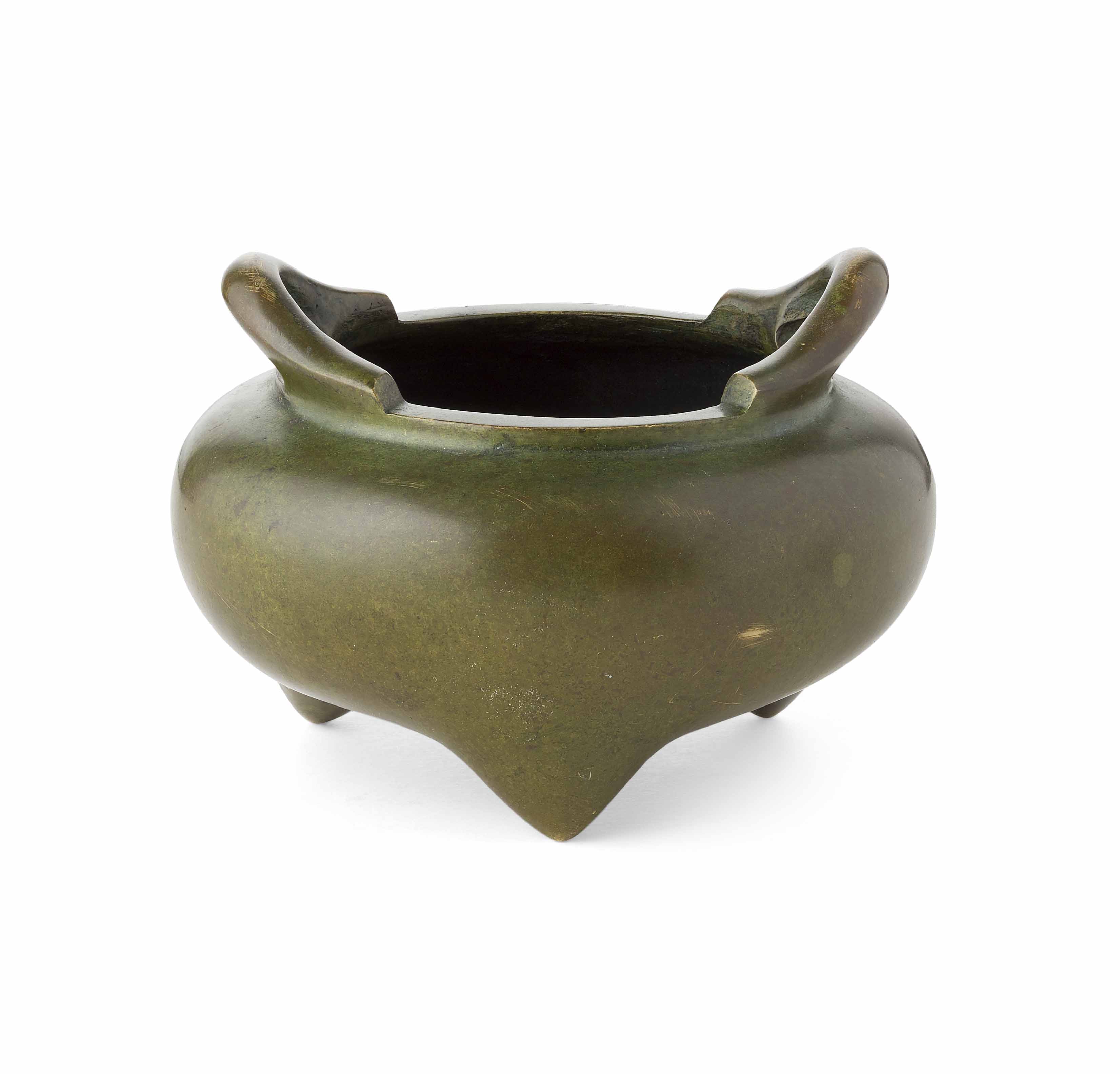 BRONZE TRIPOD CENSER