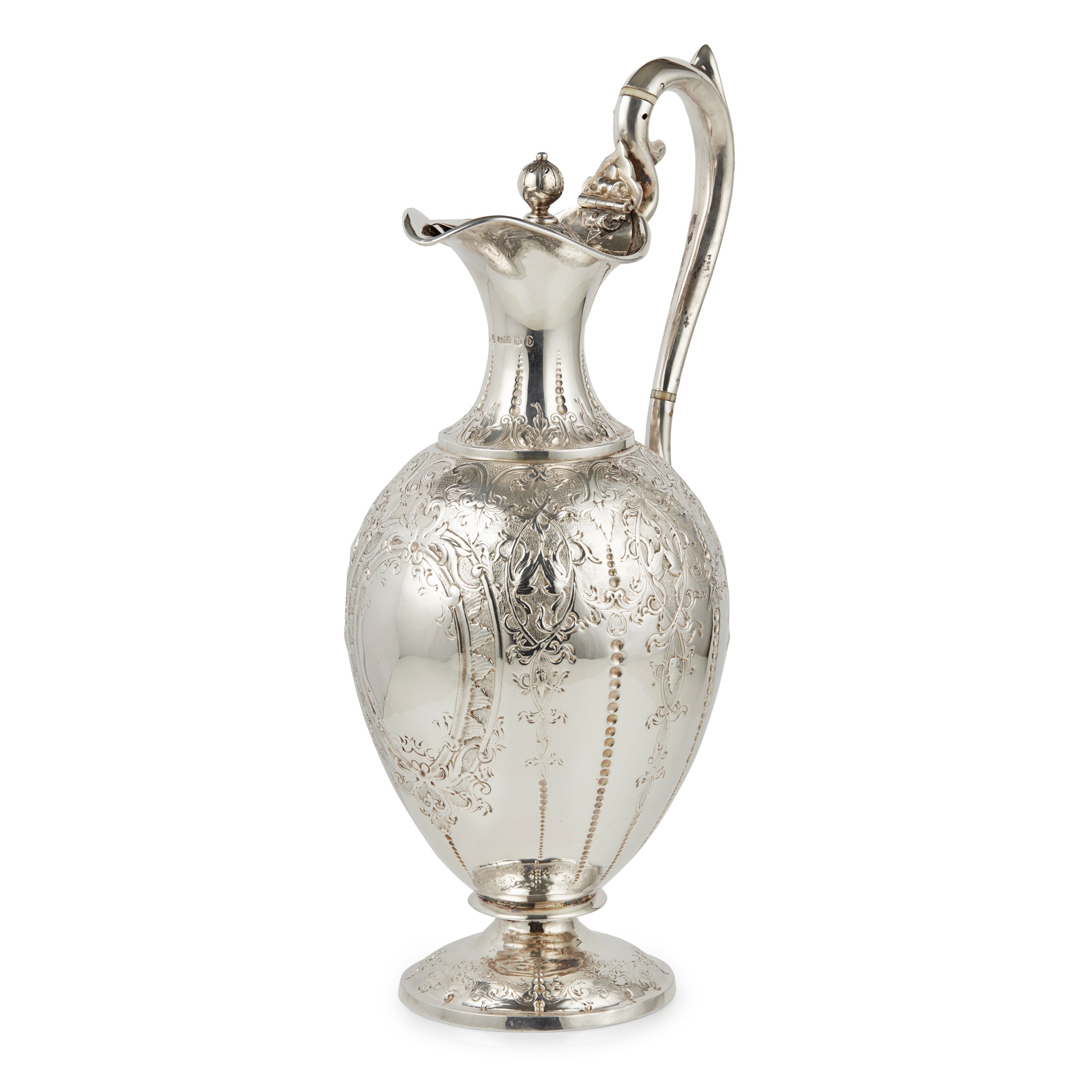 A VICTORIAN CLARET JUG