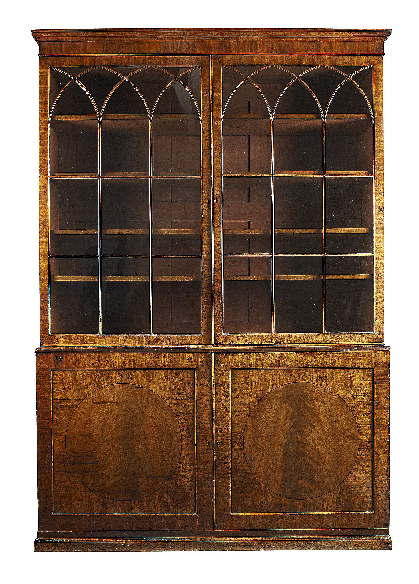 GEORGE III MAHOGANY BOOKCASE