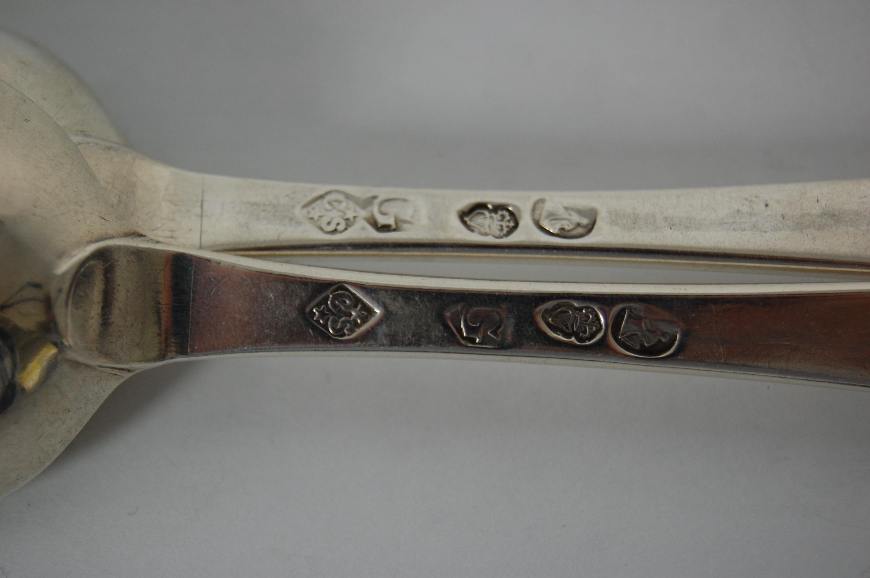 A pair of George III Irish tablespoon
