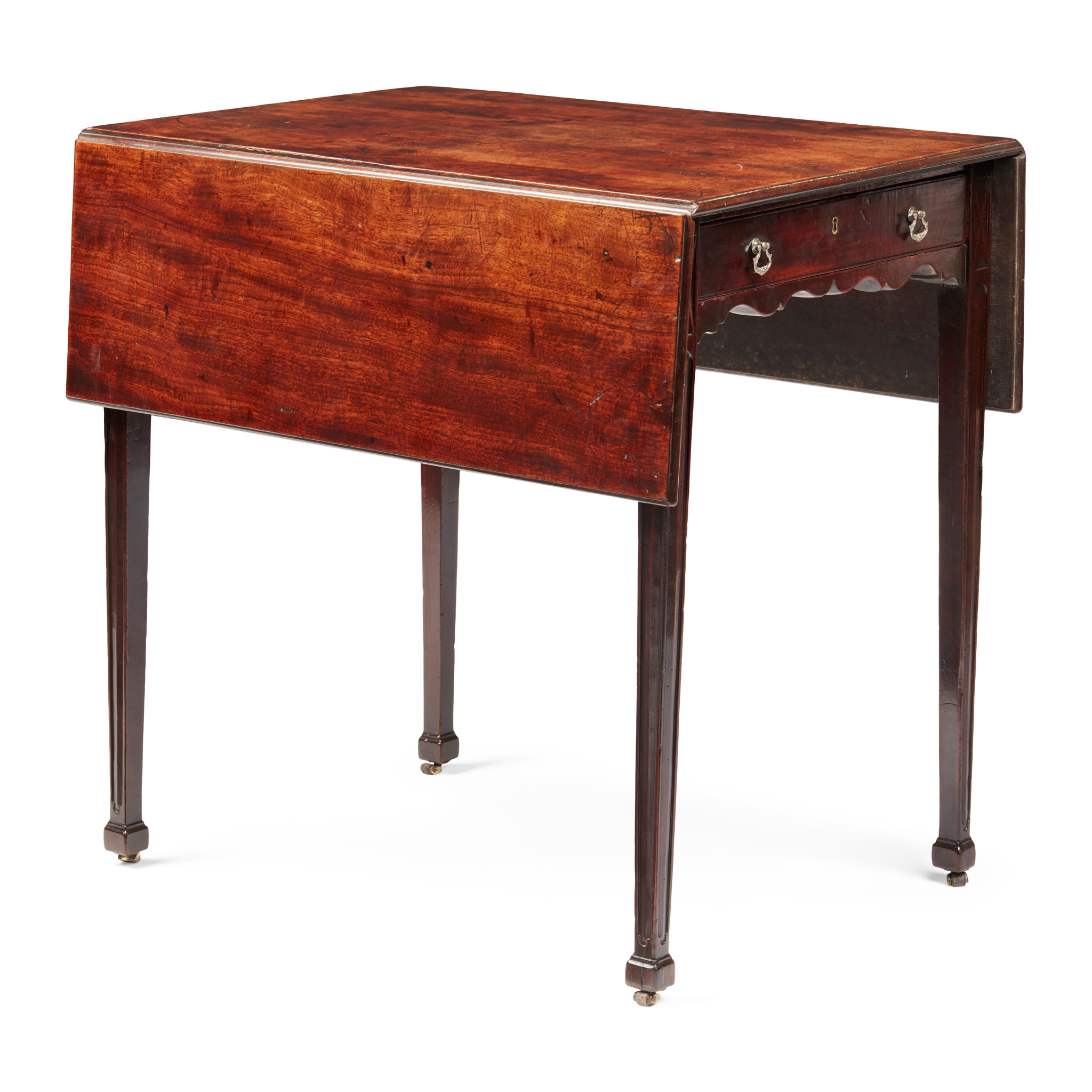 GEORGE III MAHOGANY PEMBROKE TABLE