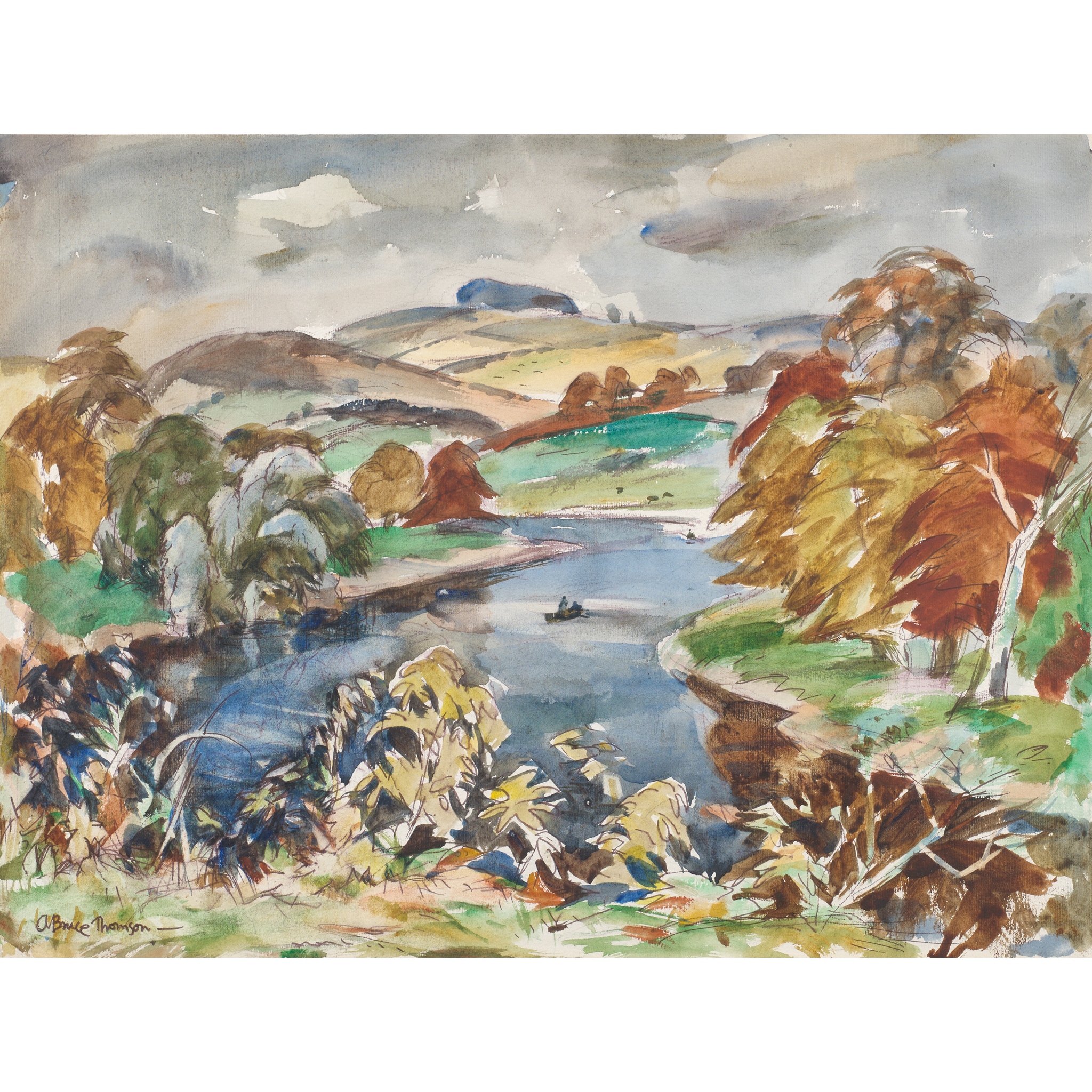 ADAM BRUCE THOMSON O.B.E., R.S.A., P.P.R.S.W., H.R.S.W. (SCOTTISH 1885-1976)