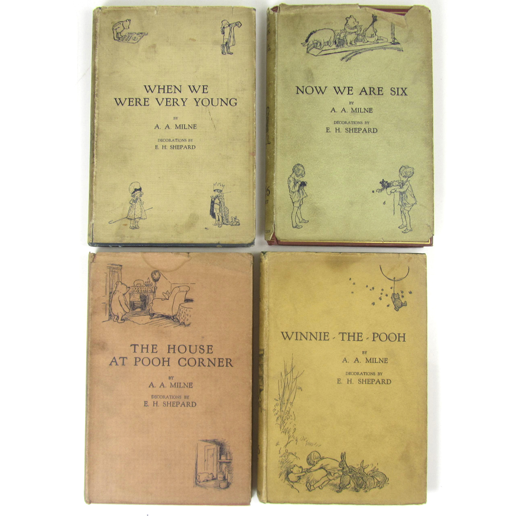 Milne, A.A. , 4 volumes, comprising