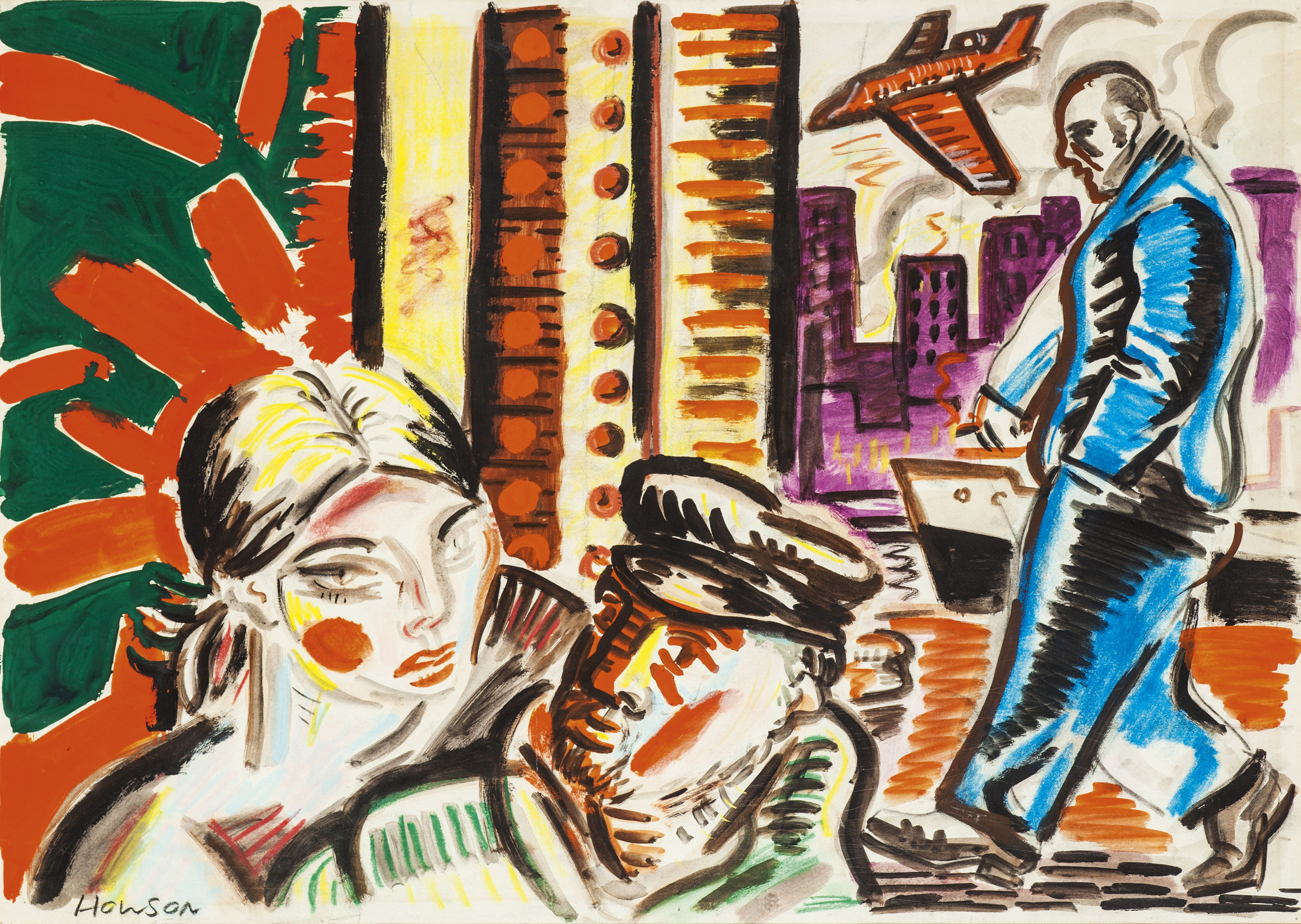 PETER HOWSON (SCOTTISH B.1958)