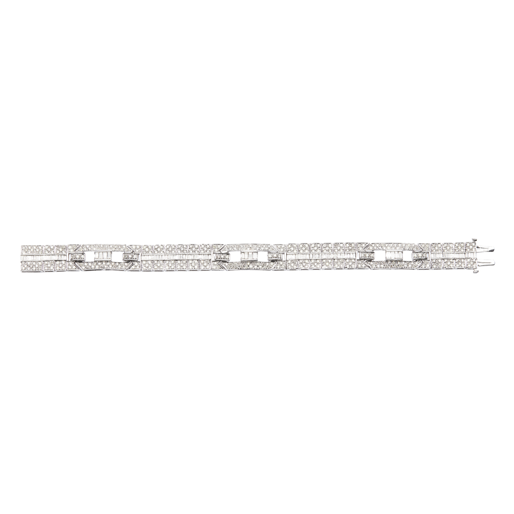 A modern diamond set bracelet