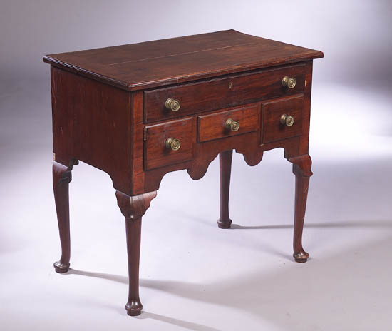 A George II mahogany lowboy