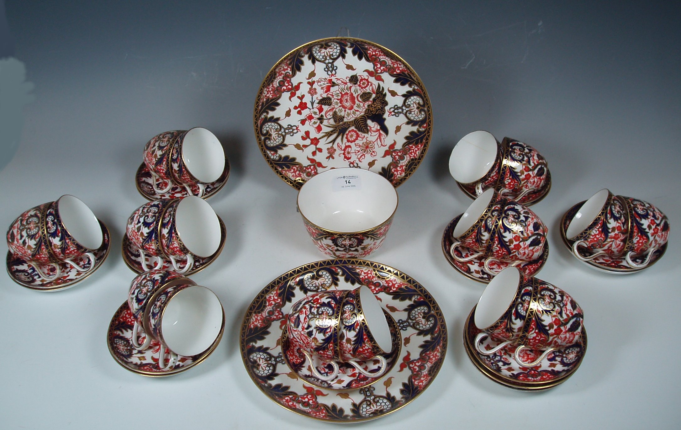 A Royal Crown Derby teaset,