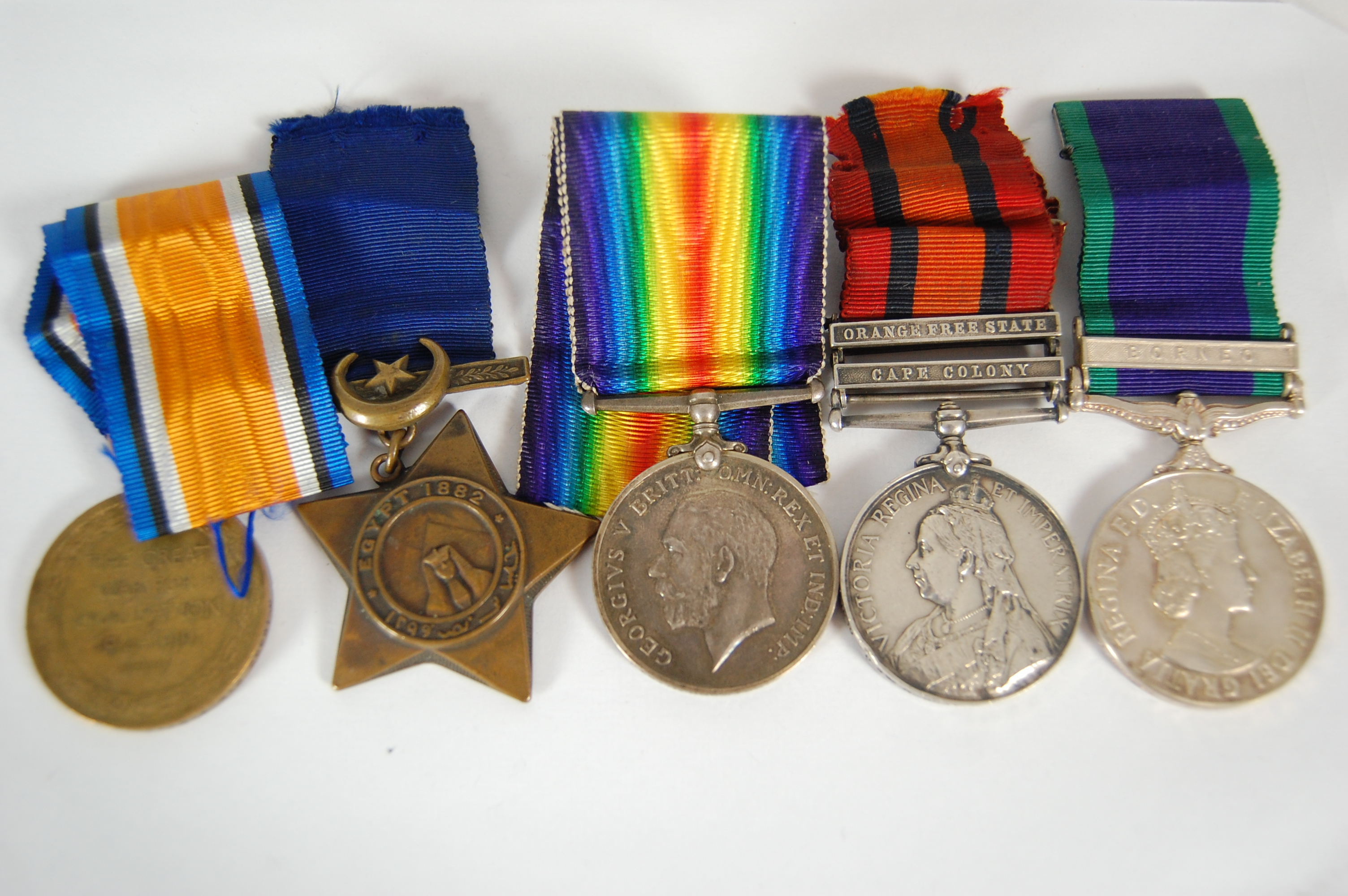 A collection of medals