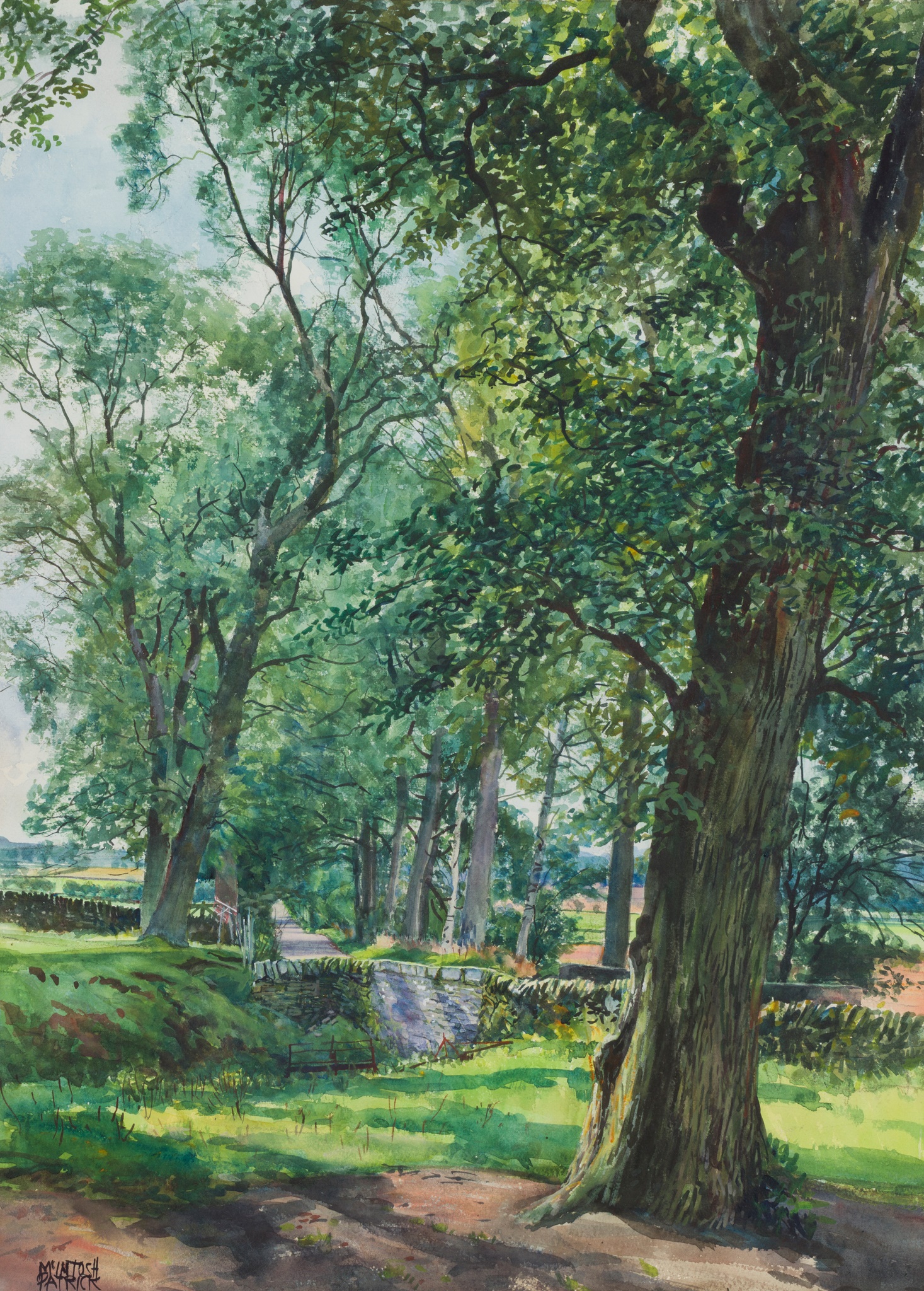 JAMES MCINTOSH PATRICK R.S.A., R.O.I., A.R.E., L.L.D. (SCOTTISH 1907-1998)
