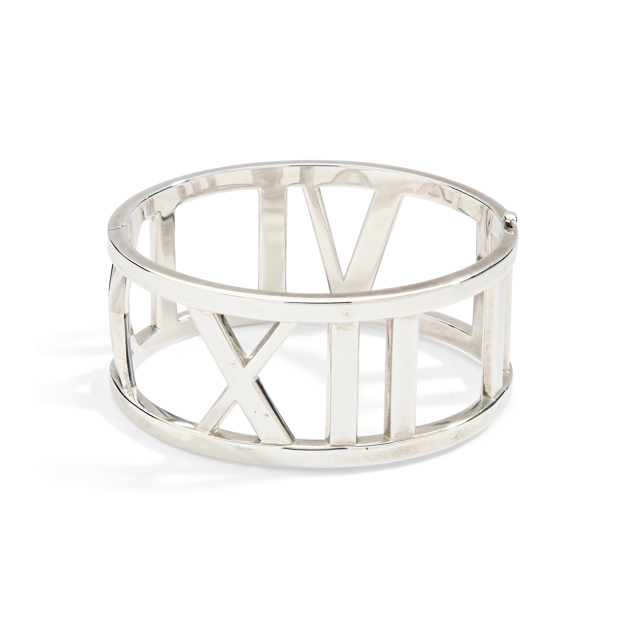 Tiffany & Co.: A silver 'Atlas' bangle