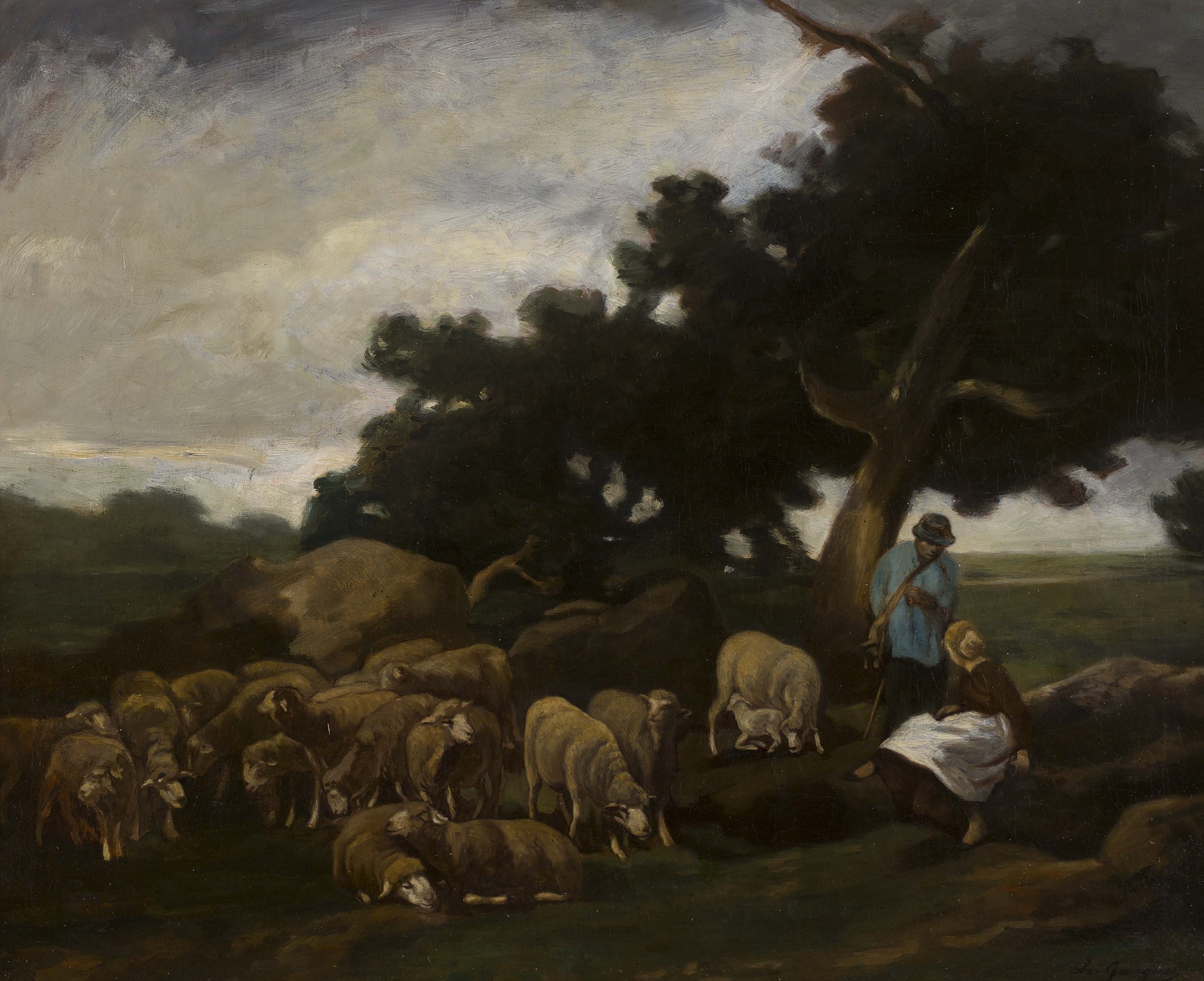 CHARLES JACQUE (FRENCH 1879-1959)