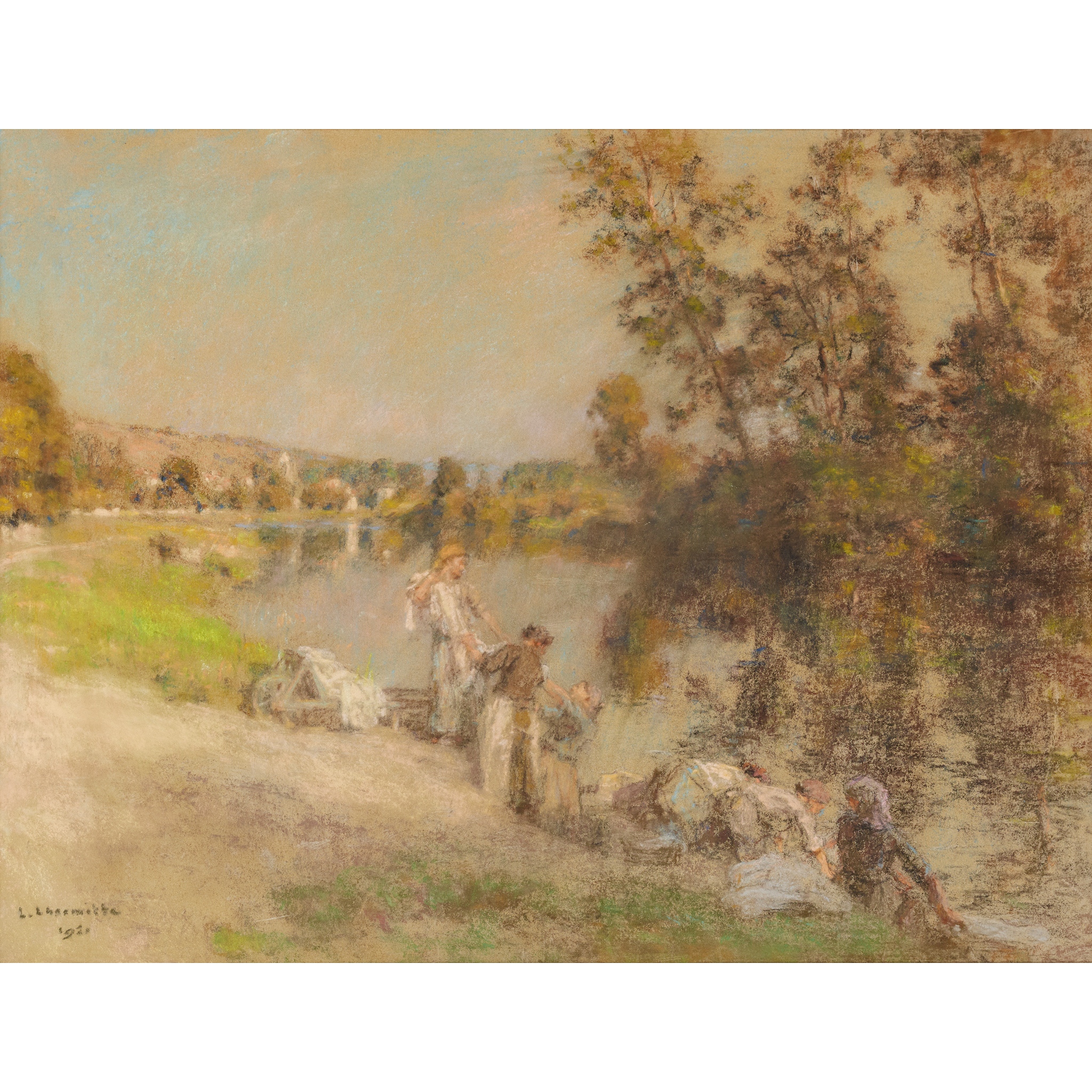 LEON AUGUSTIN L'HERMITTE (FRENCH 1844-1925)