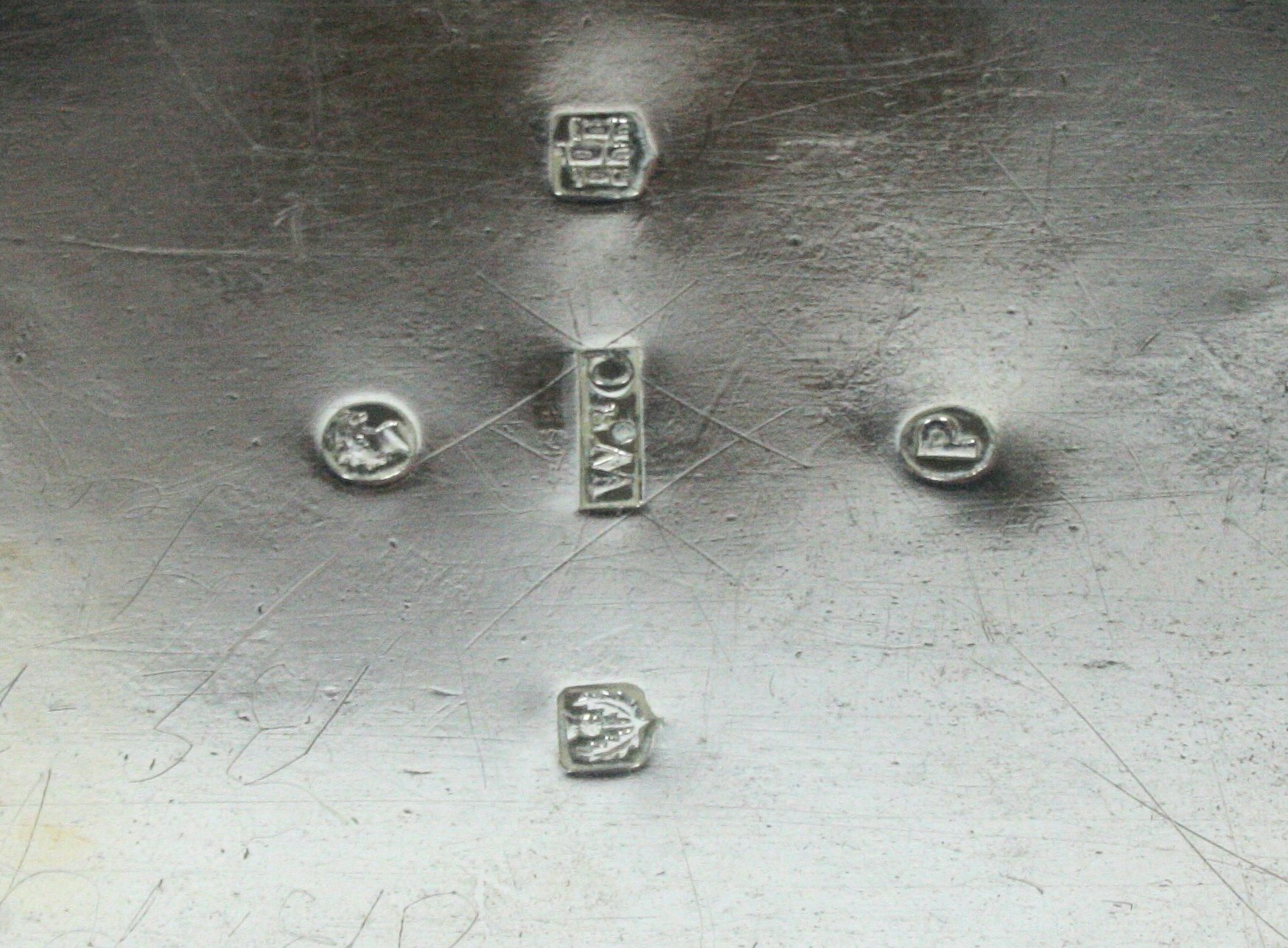 An unusual Victorian Scottish three piece tea set