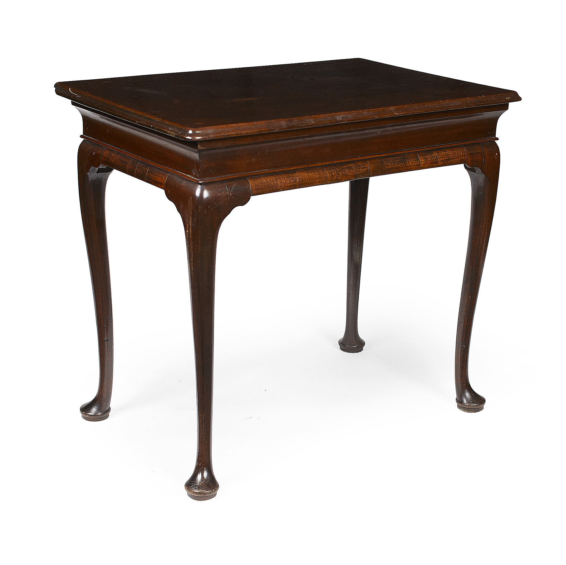 GEORGE II MAHOGANY SIDE TABLE