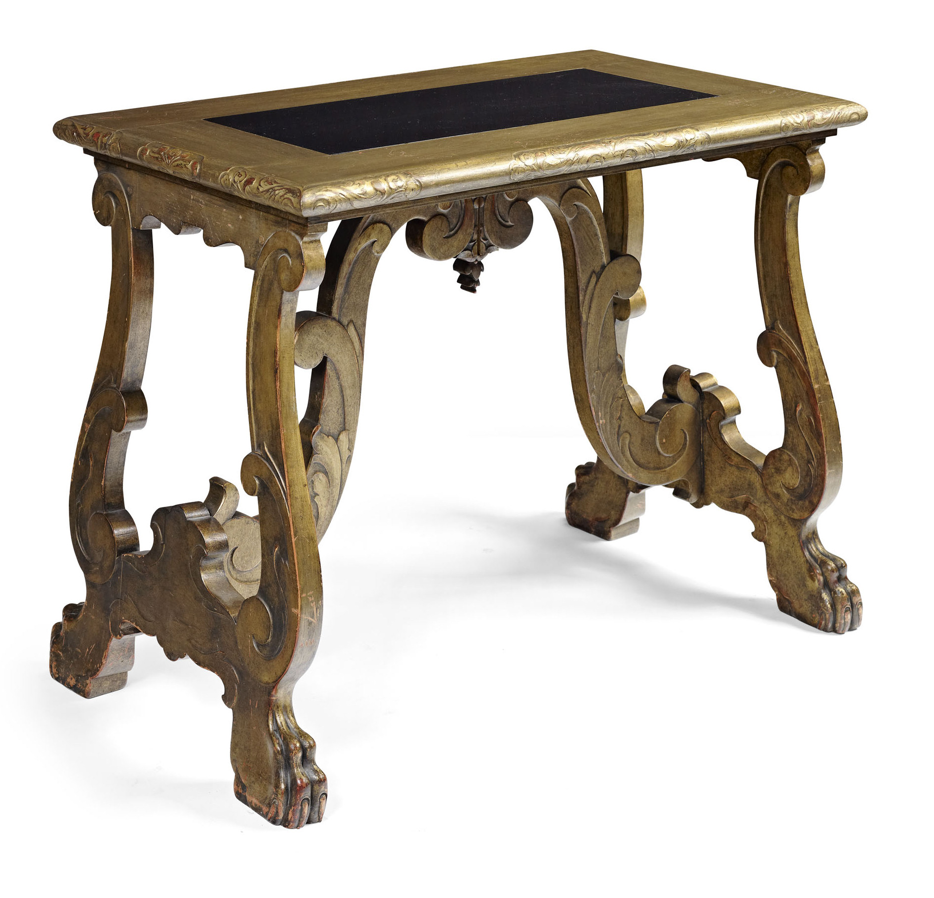 GILTWOOD SIDE TABLE, 17TH CENTURY SPANISH STYLE