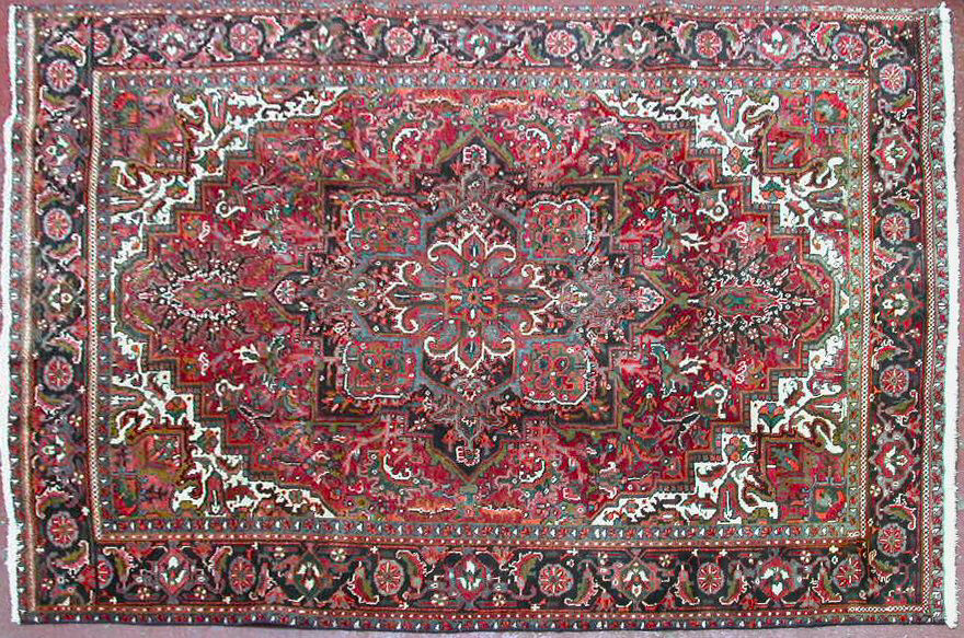 A Heriz carpet,