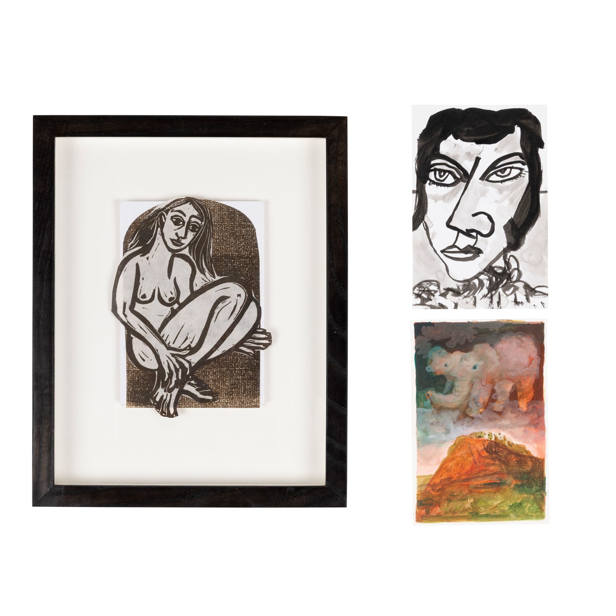 EILEEN COOPER O.B.E., R.A. (BRITISH, 1953-), MICK ROONEY R.A. (BRITISH 1944-), JOHN BELLANY C.B.E., R.A. (BRITISH 1942-2013)