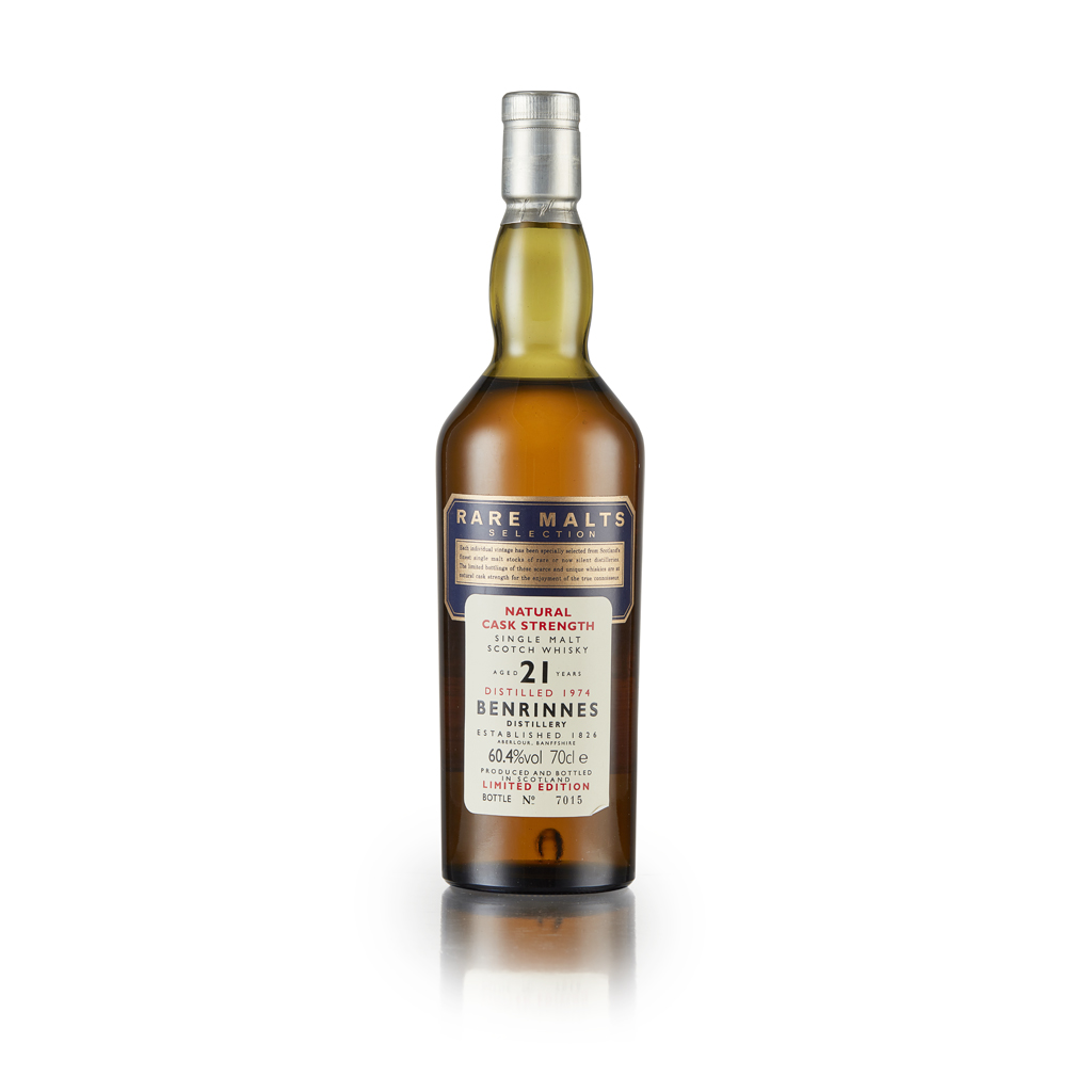 BEN RINNES 1974 21 YEAR OLD - RARE MALTS SELECTION