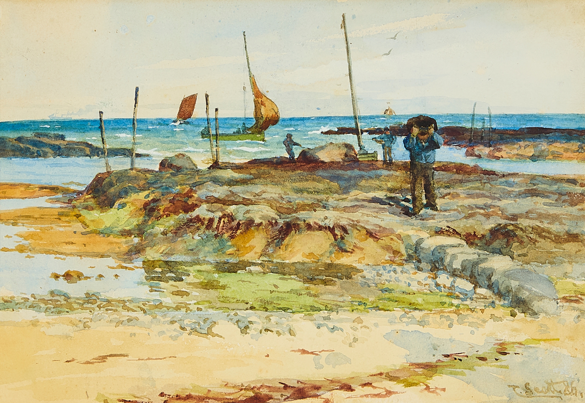 TOM SCOTT R.S.A., R.S.W. (SCOTTISH 1854-1927)