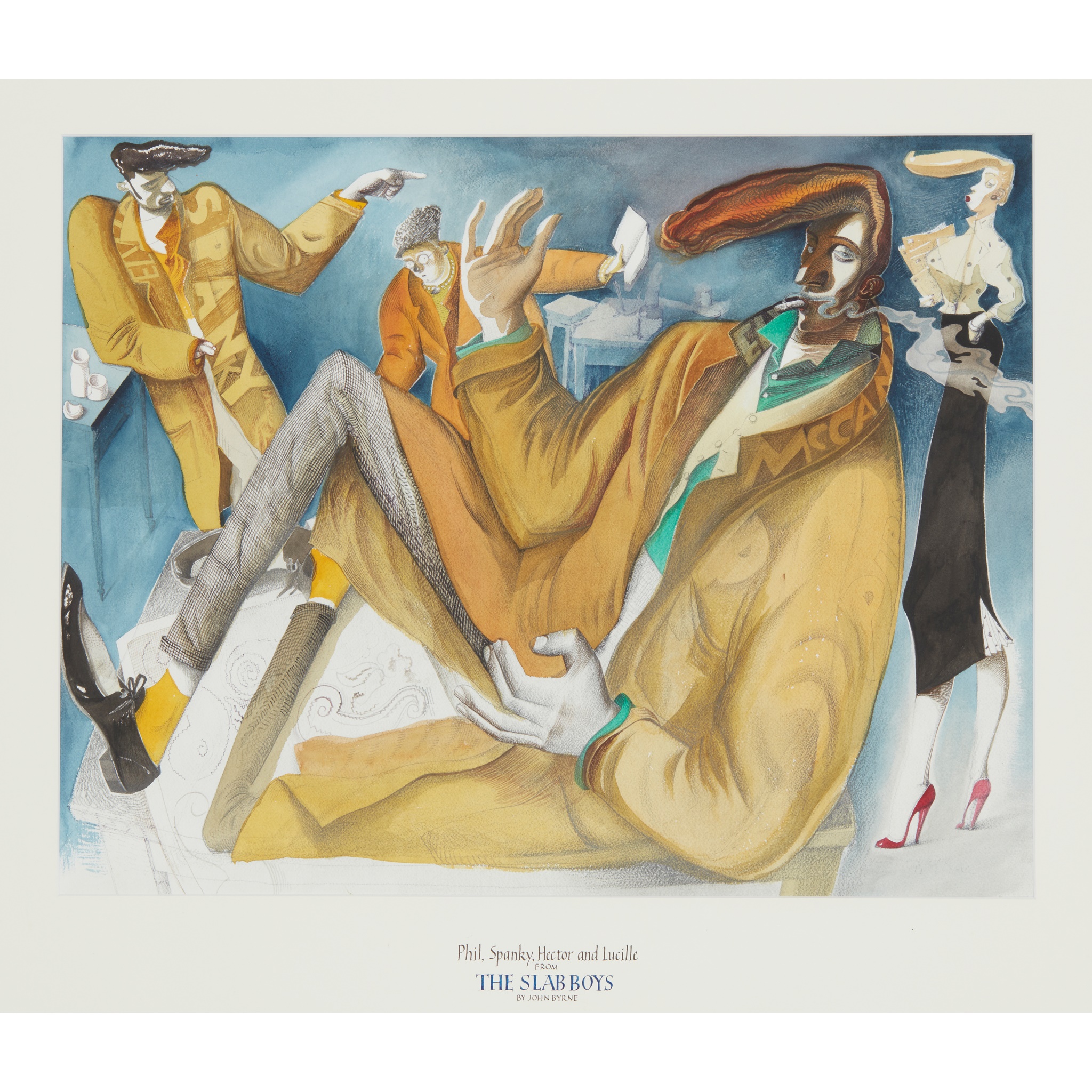 JOHN BYRNE R.S.A. (SCOTTISH 1940 - 2023)