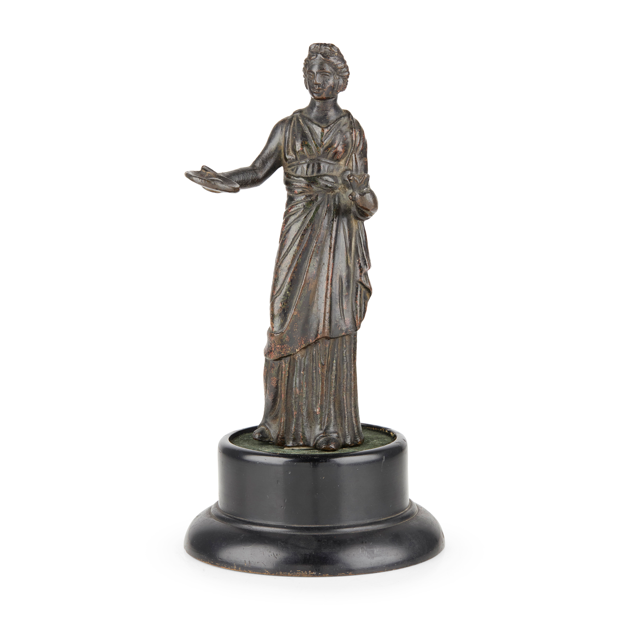 NORTH ITALIAN BRONZE FIGURE OF A VESTAL